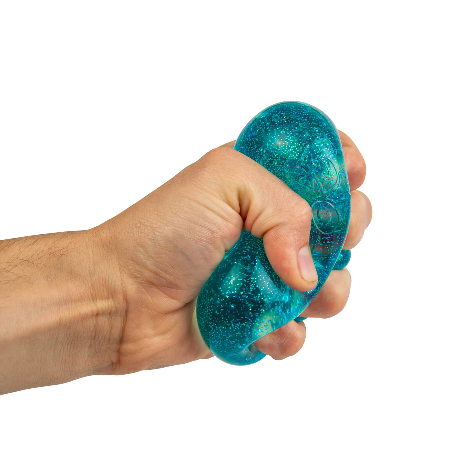 Squishy Fidget Toy - Glitter and Glow Nice Cube