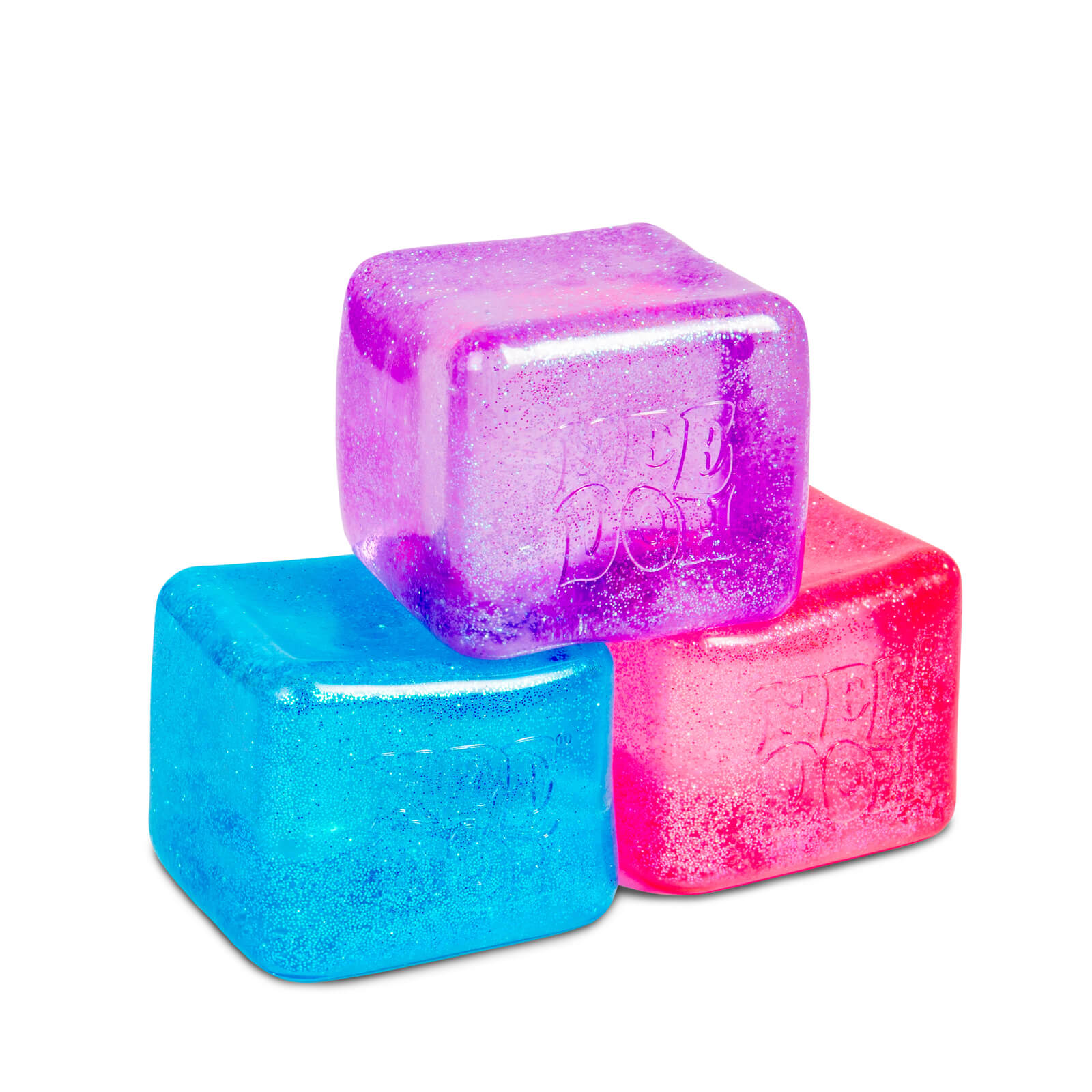Squishy Fidget Toy - Large Niceberg Glitter and Glow