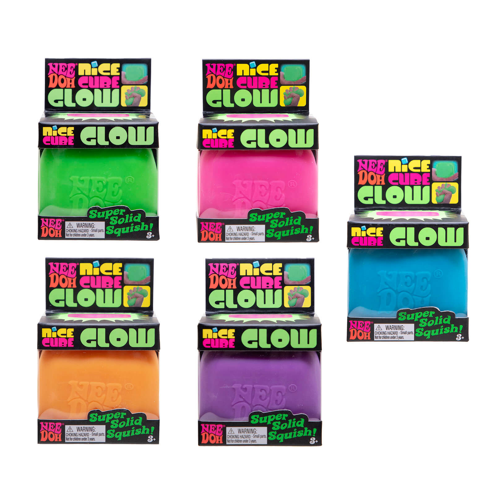 Squishy Fidget Toy - Nice Cube Glow In The Dark