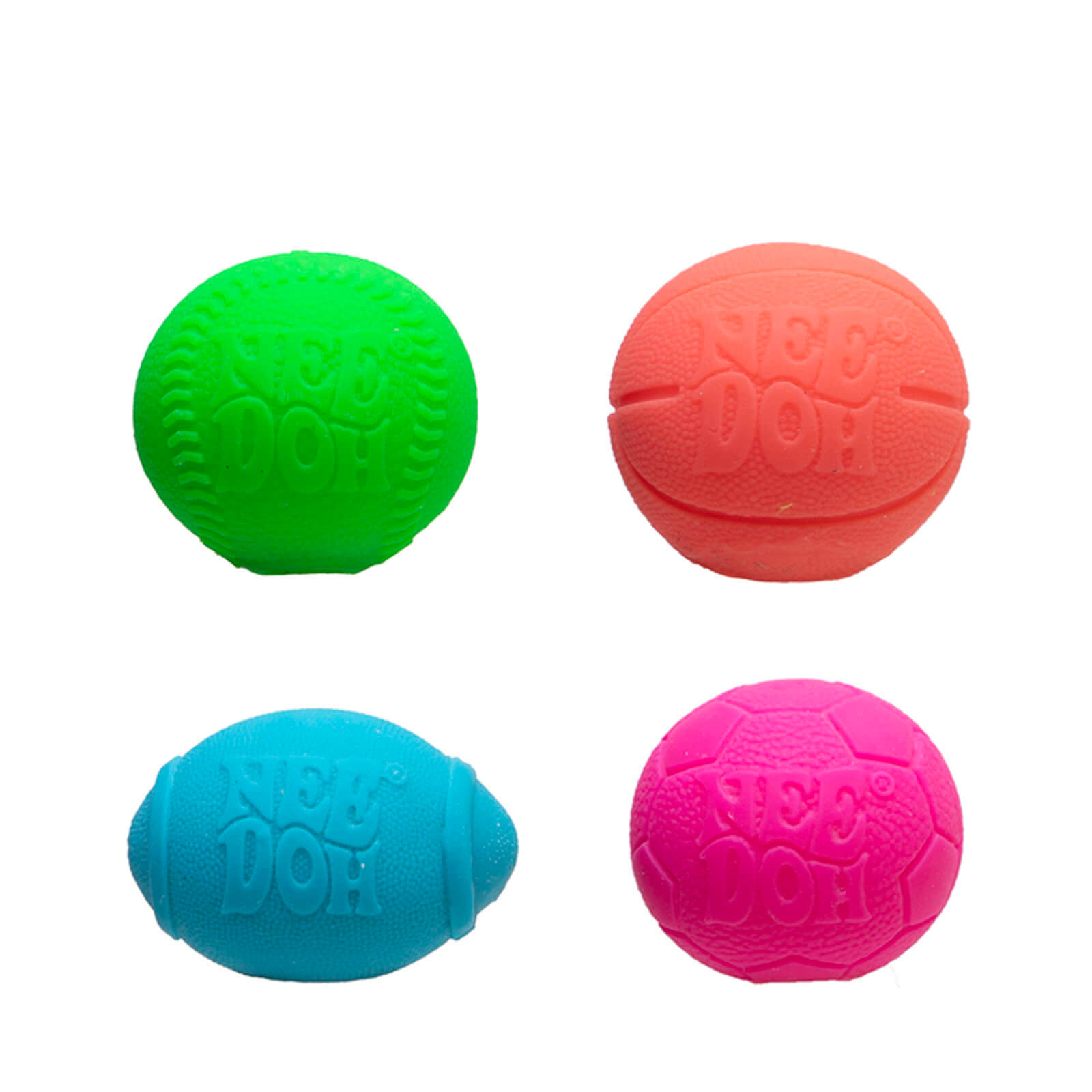 Squishy Fidget Toy - Hot Shots Teenie - Set of 4