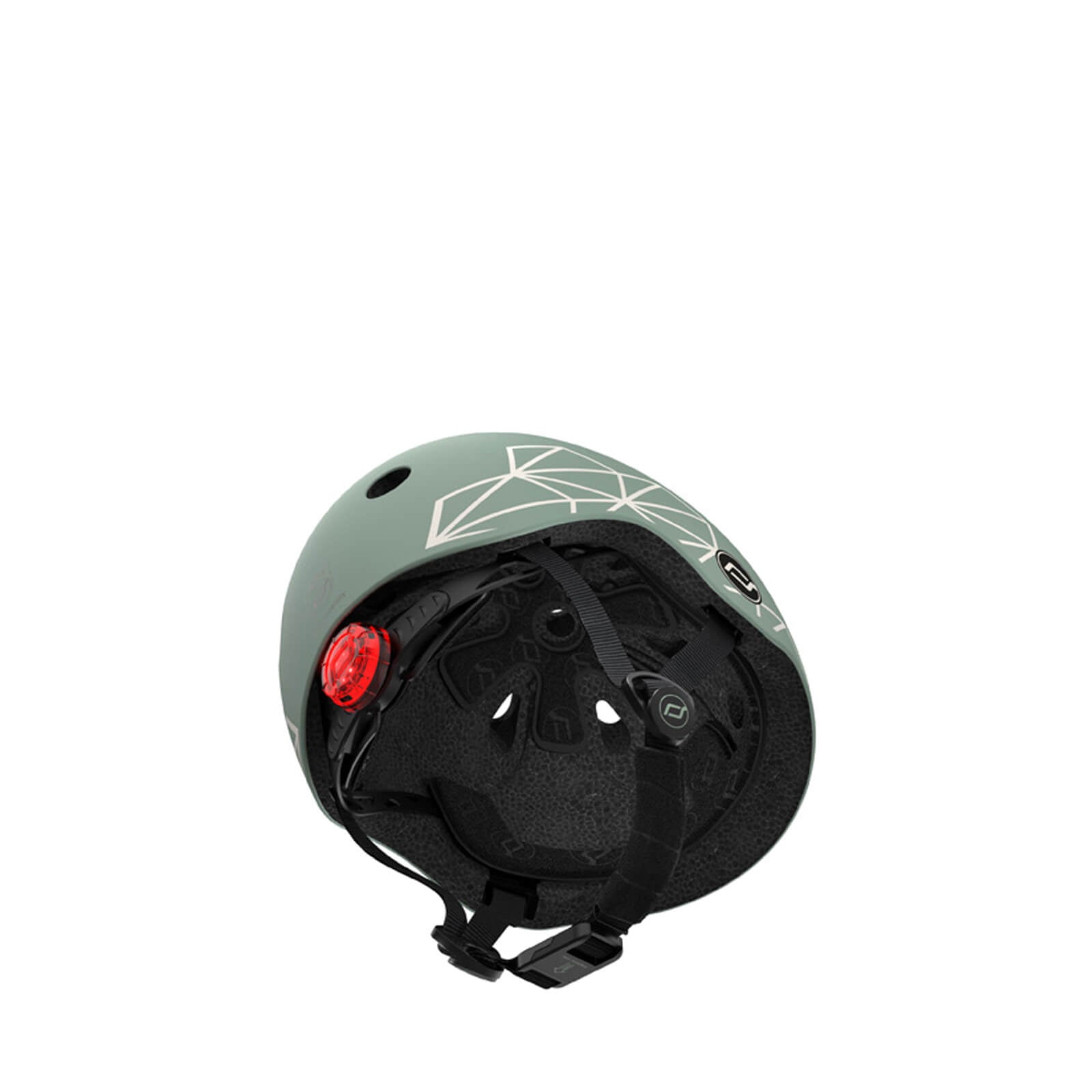 XXS-S Helmet - Green Lines