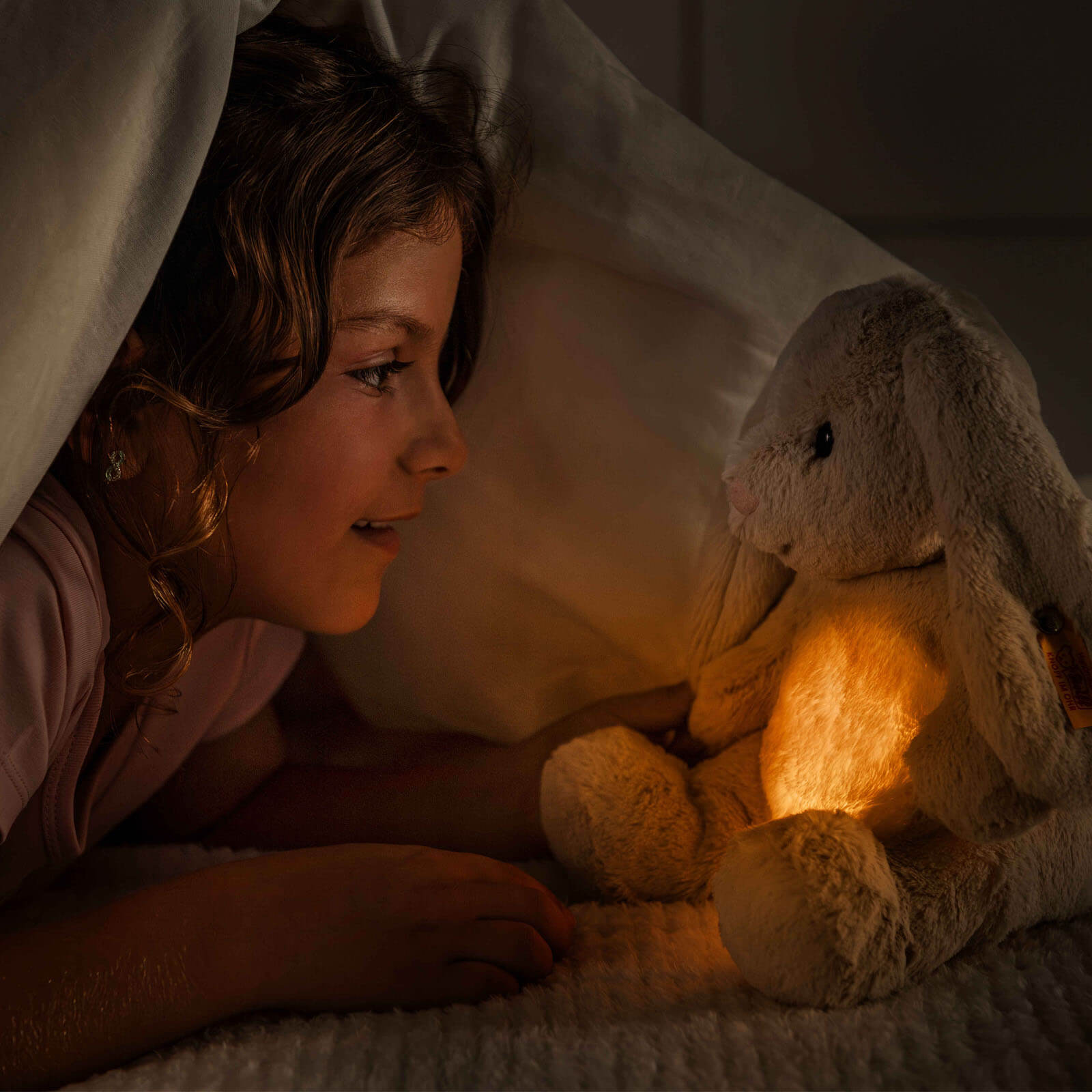Light at Night Hoppie Rabbit 28cm