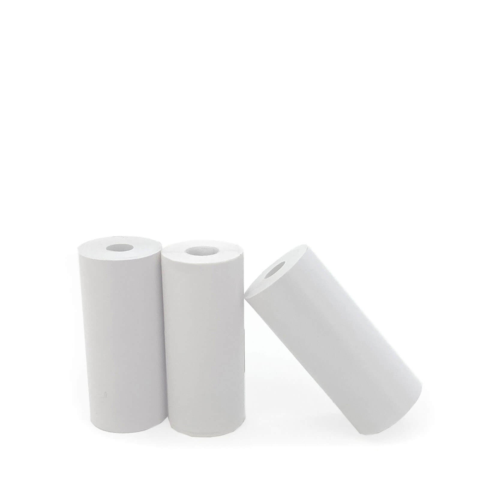 3 Self Adhesive Paper Rolls Refills - White