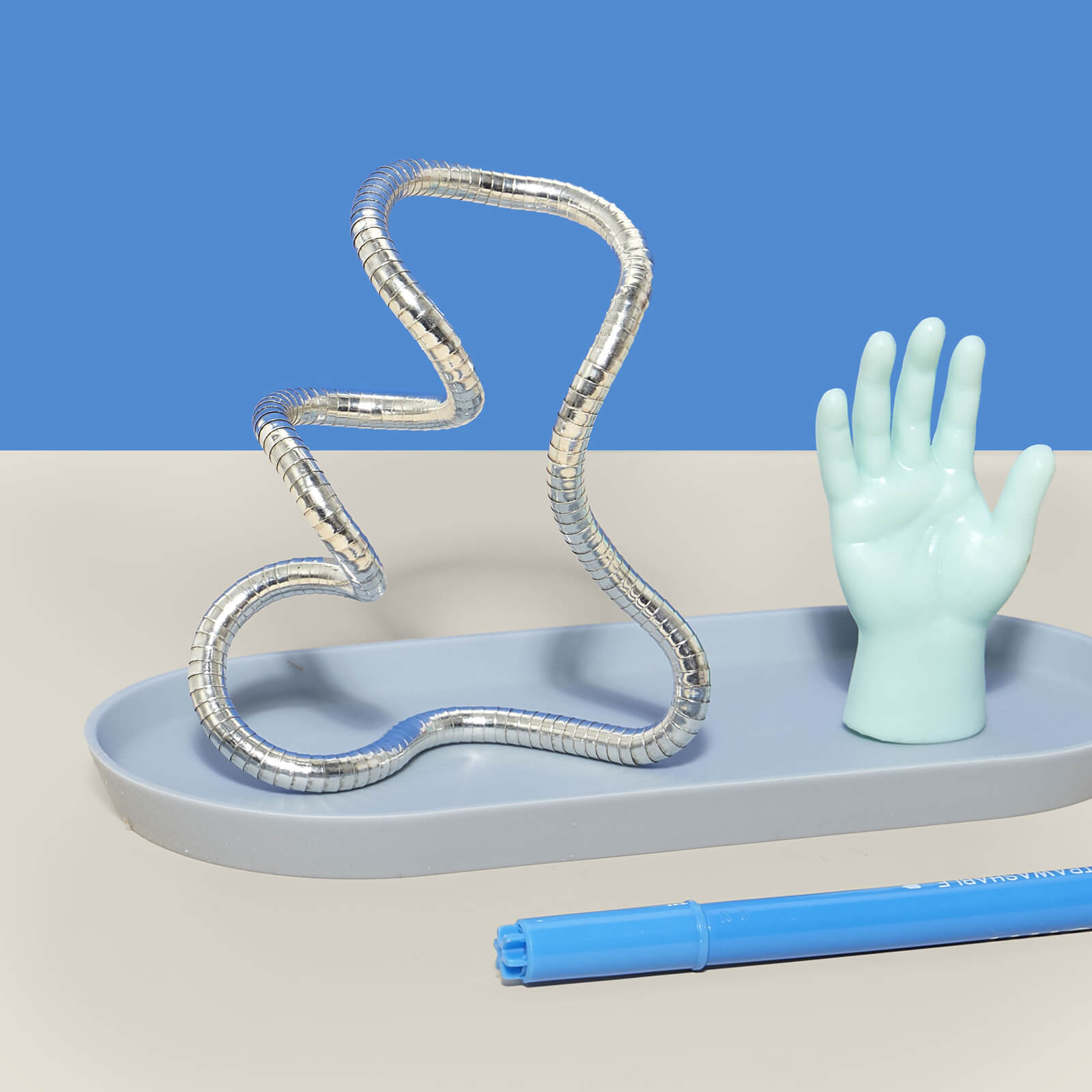 Strand Moldable Fidget Rope - Silver