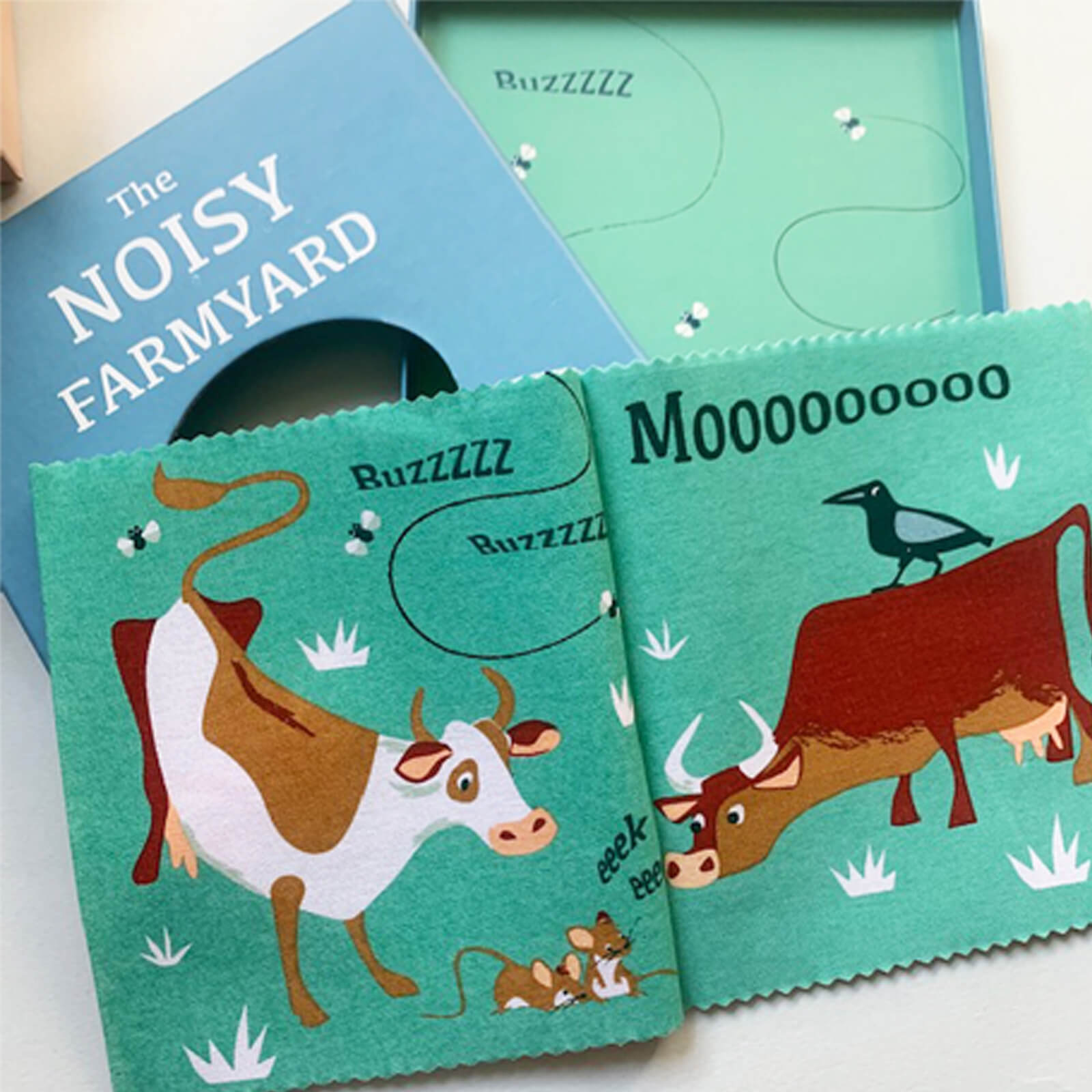 Rag Book - Noisy Farmyard