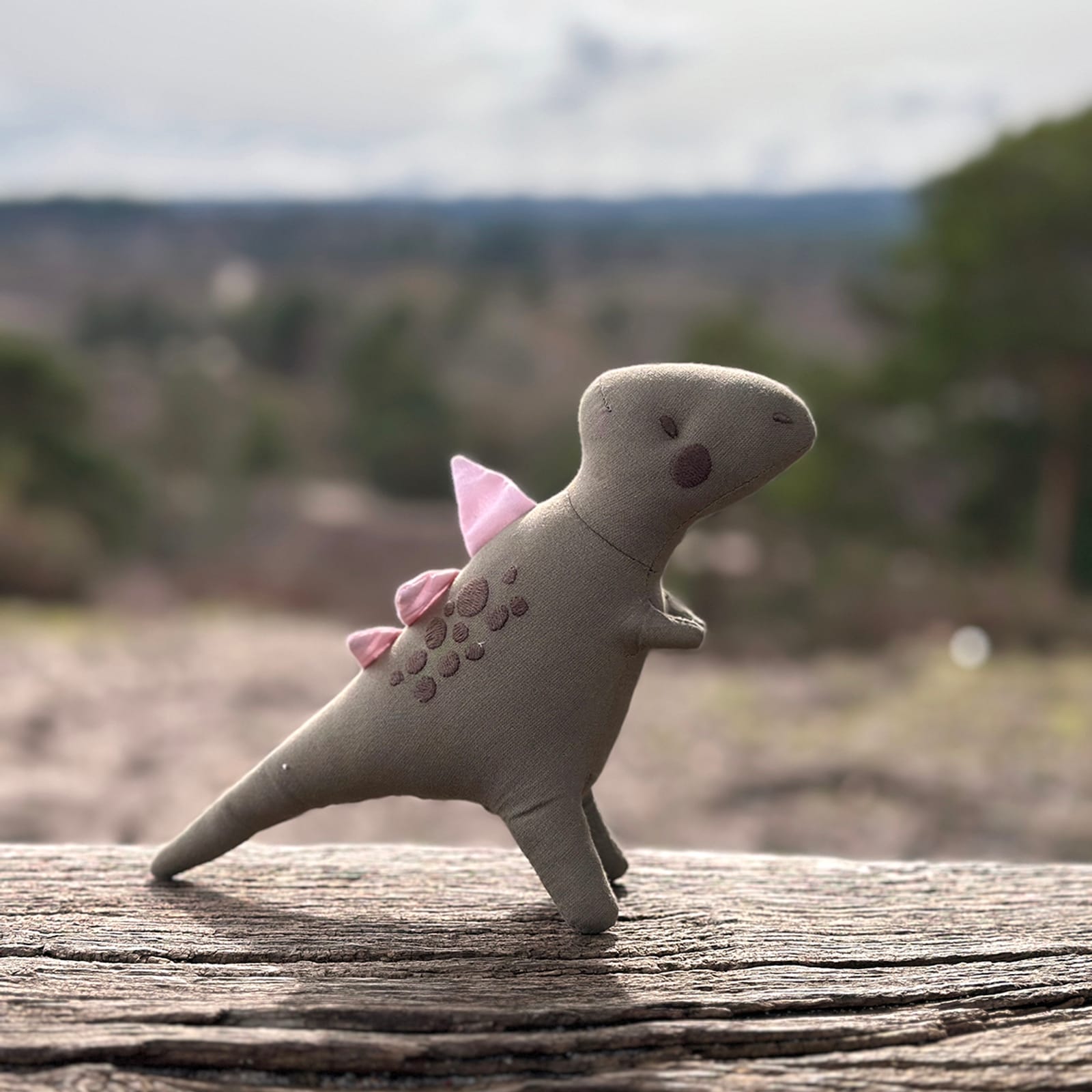 Linen Dinosaur Toy - T-Rex