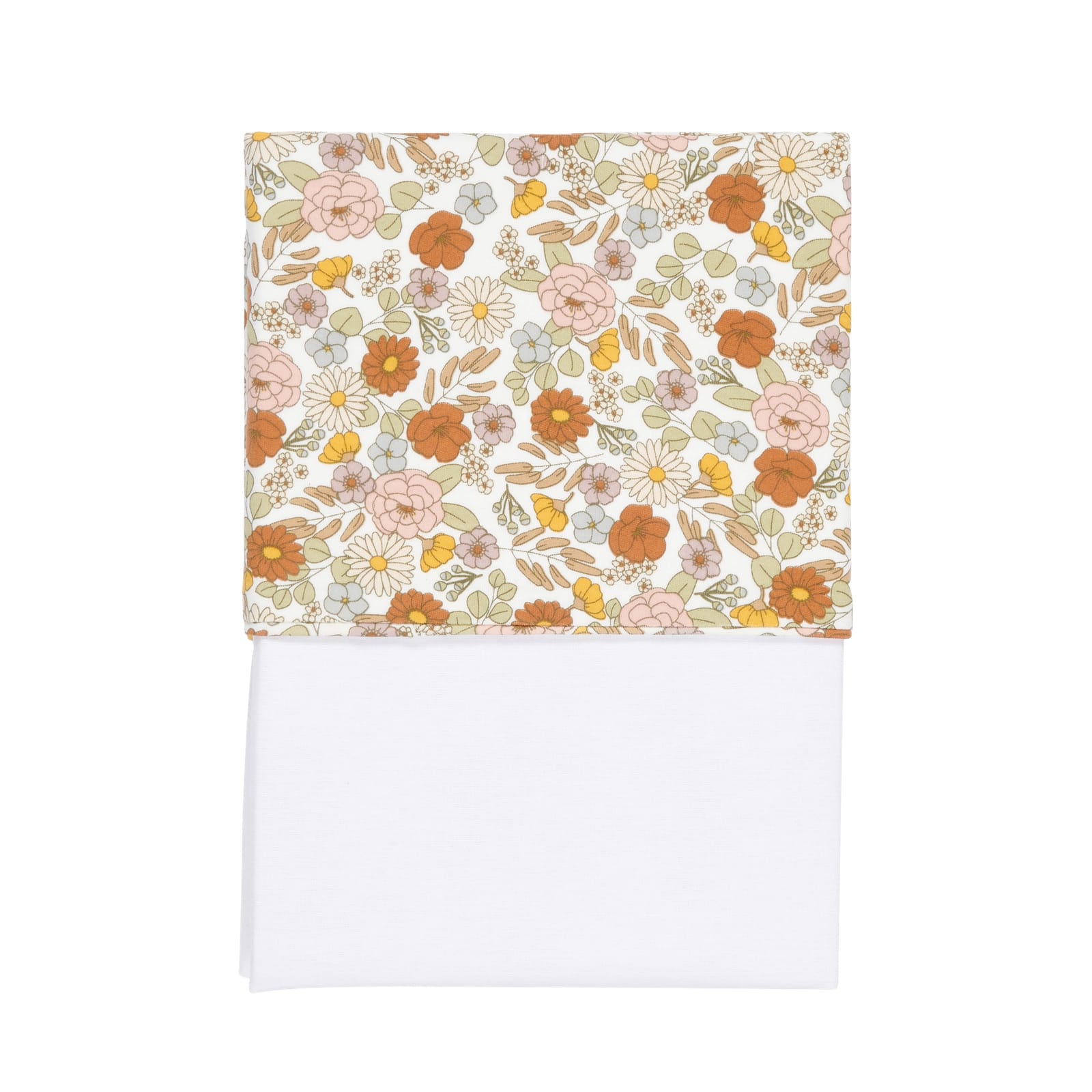 Cot Sheet 70cm x 100cm - Vintage Little Flowers