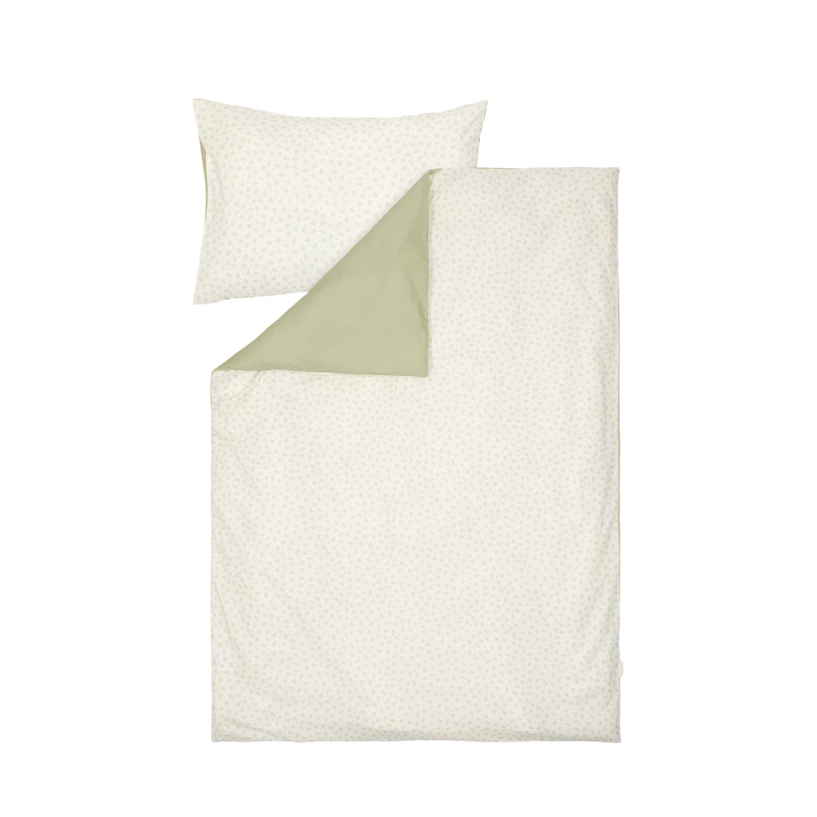 Cot Duvet Cover Set - Blueberry Leaves