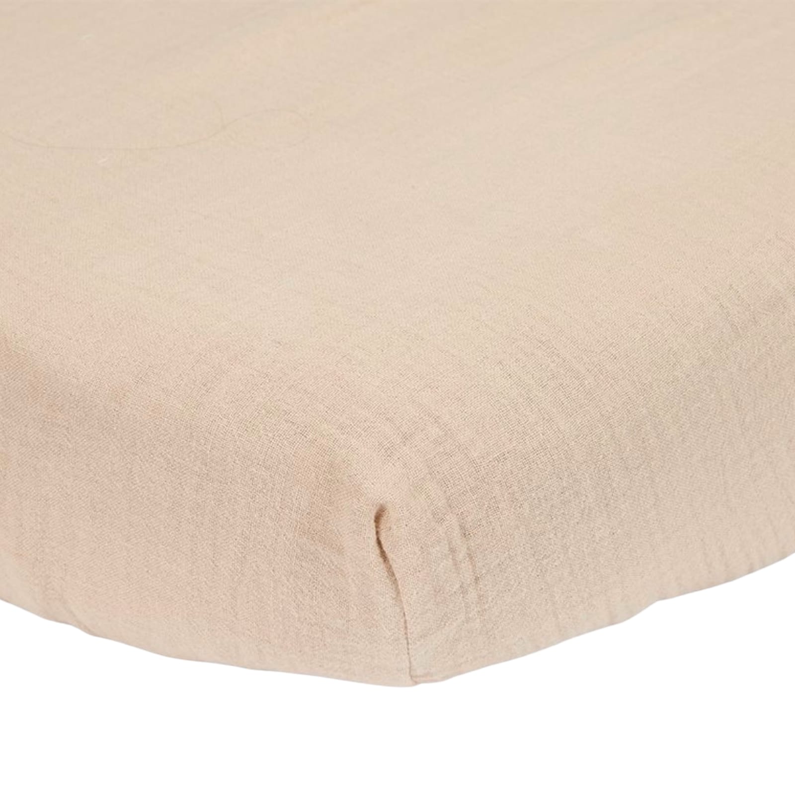 Fitted Cot Sheet 60cm x 120cm - Muslin Beige