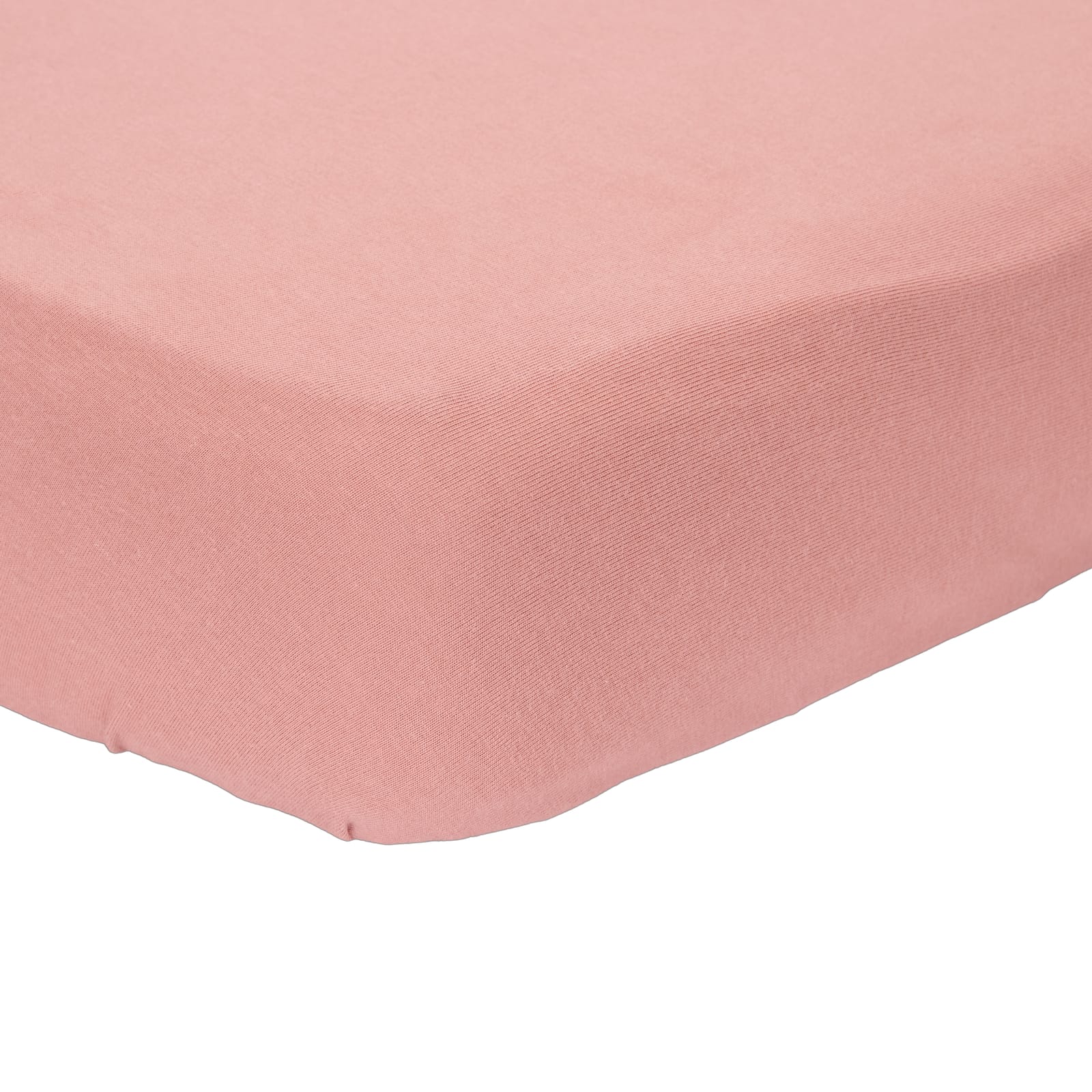 Fitted Cot Sheet 60cm x 120cm - Pure Pink Blush
