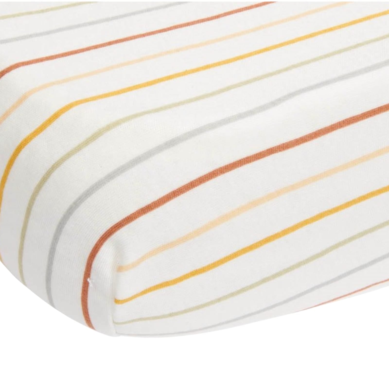 Fitted Cot Sheet 40cm x 80cm - Vintage Sunny Stripes