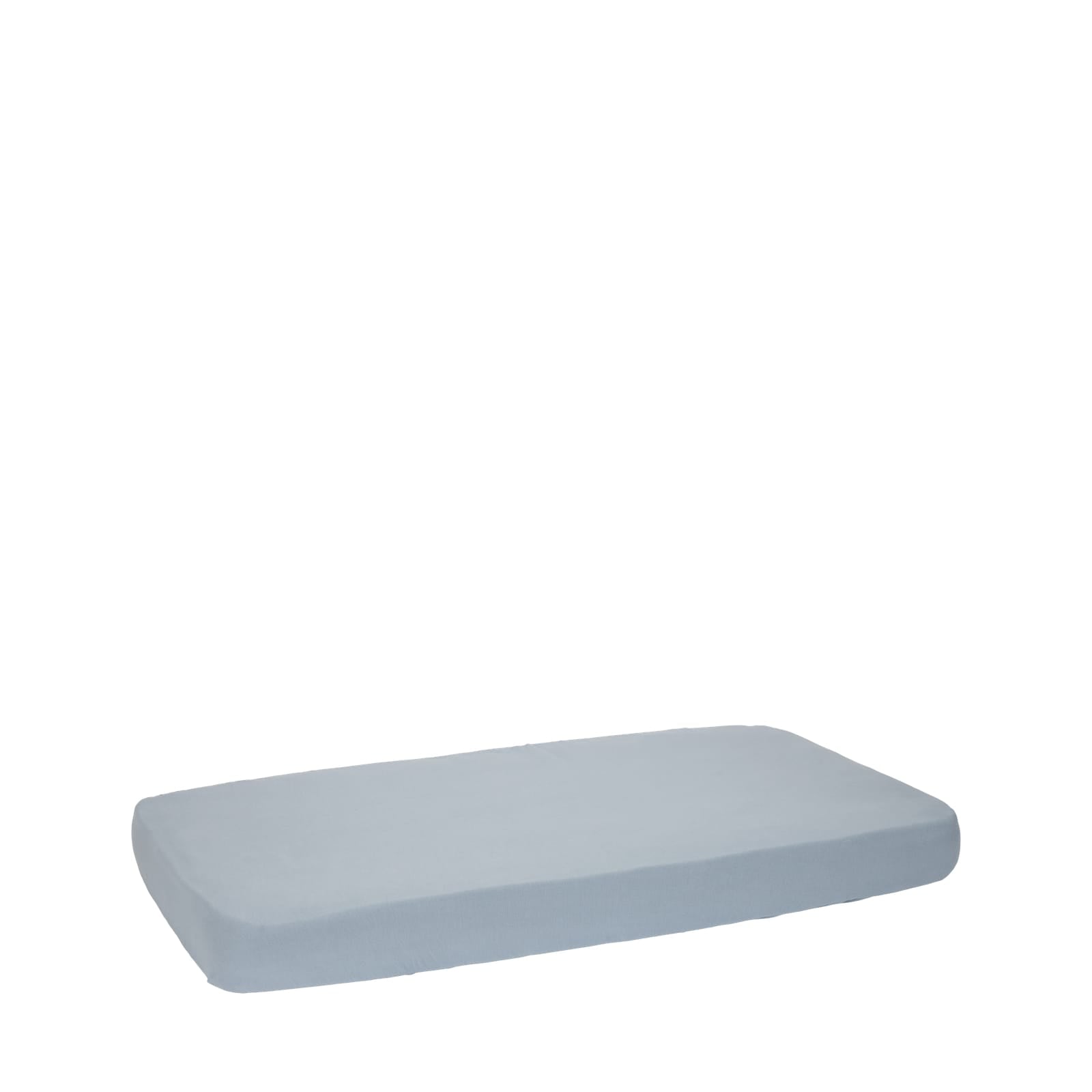 Fitted Cot Sheet 40cm x 80cm - Pure Denim Blue