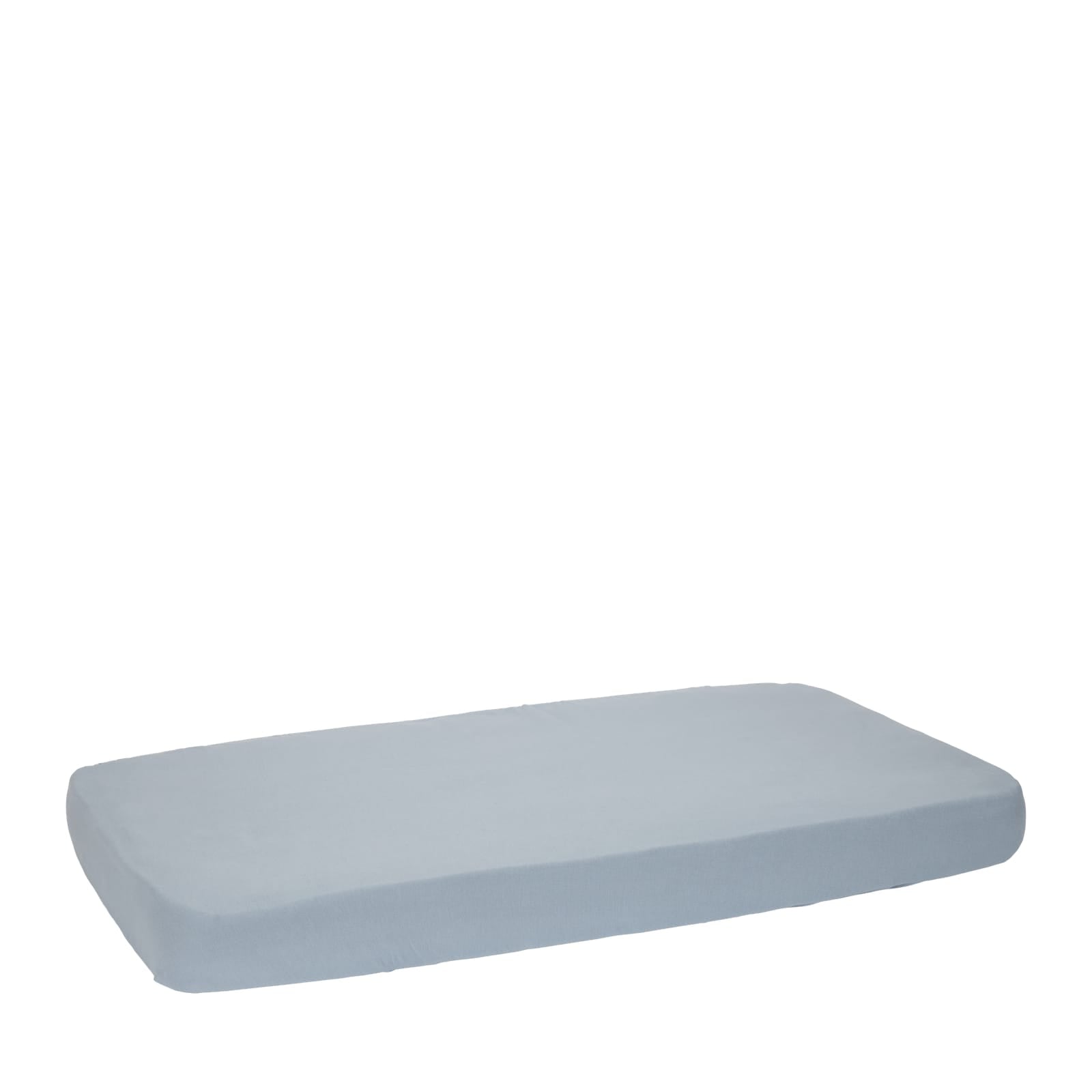 Single Bed Fitted Sheet - Pure Denim Blue
