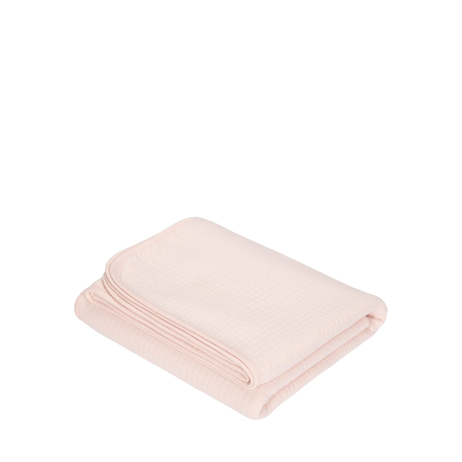 Cot Summer Blanket 110cm x 140cm - Pure Soft Pink