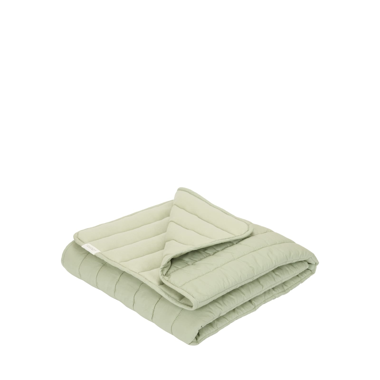 Cot Blanket 110cm x 140cm - Blueberry Leaves Sage