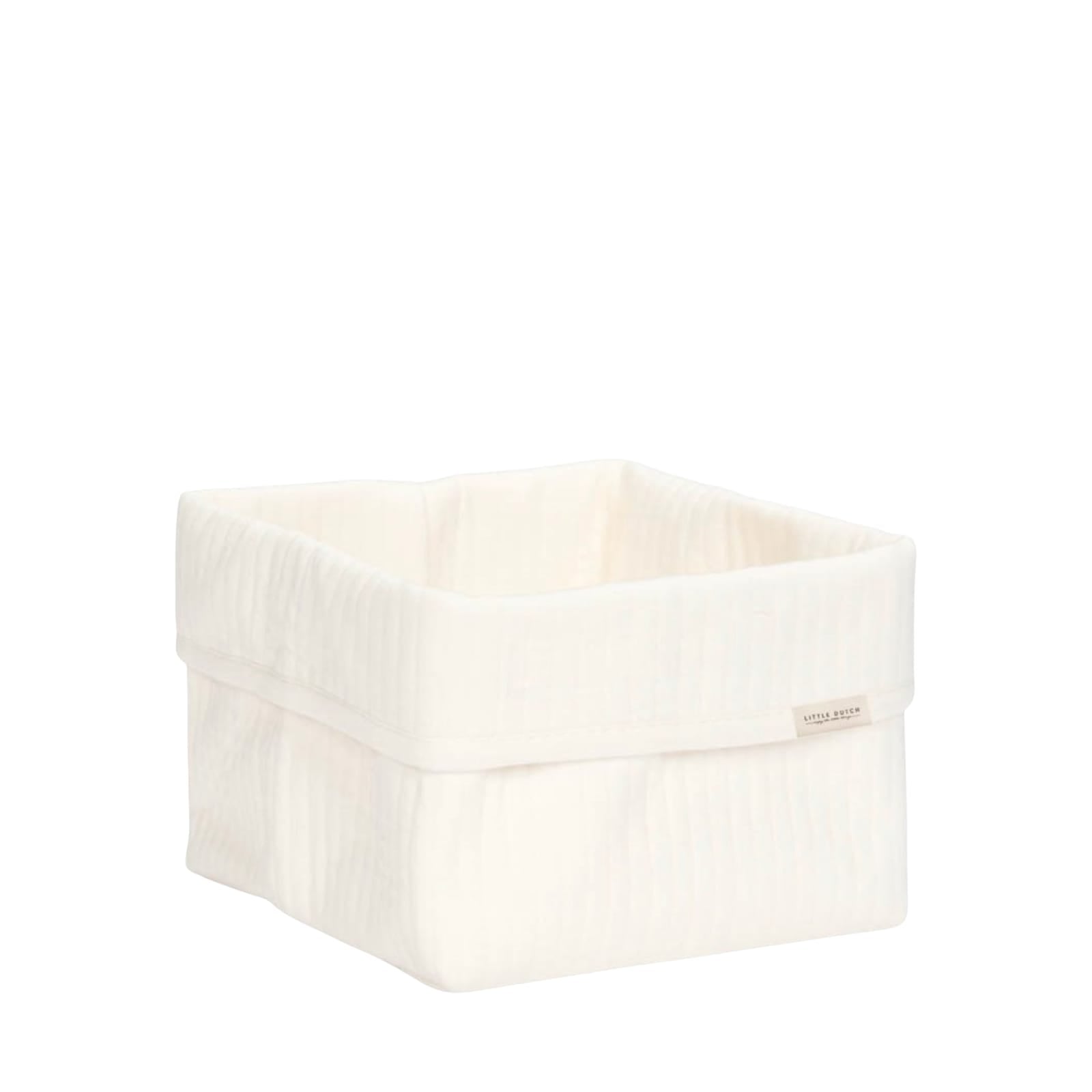 Storage Basket Small - Pure Soft White