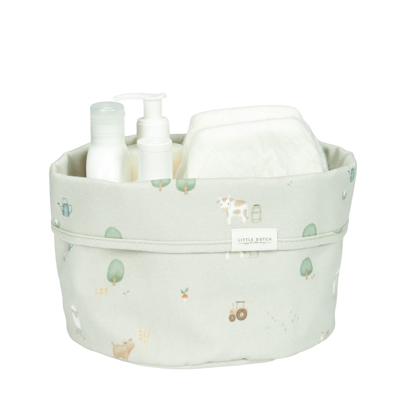 Storage Basket Round - Little Farm