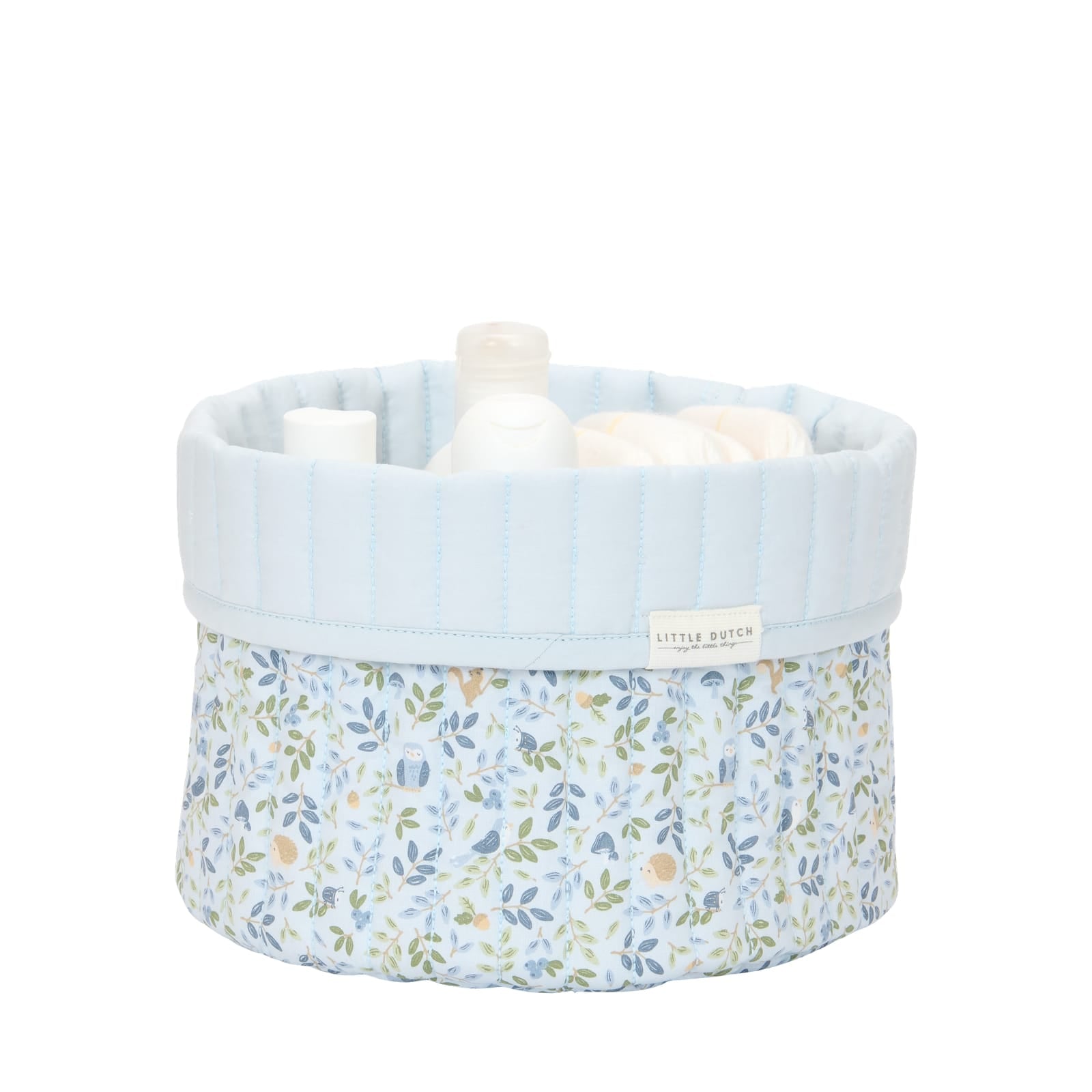 Quilted Storage Basket Small - Forest Adventure