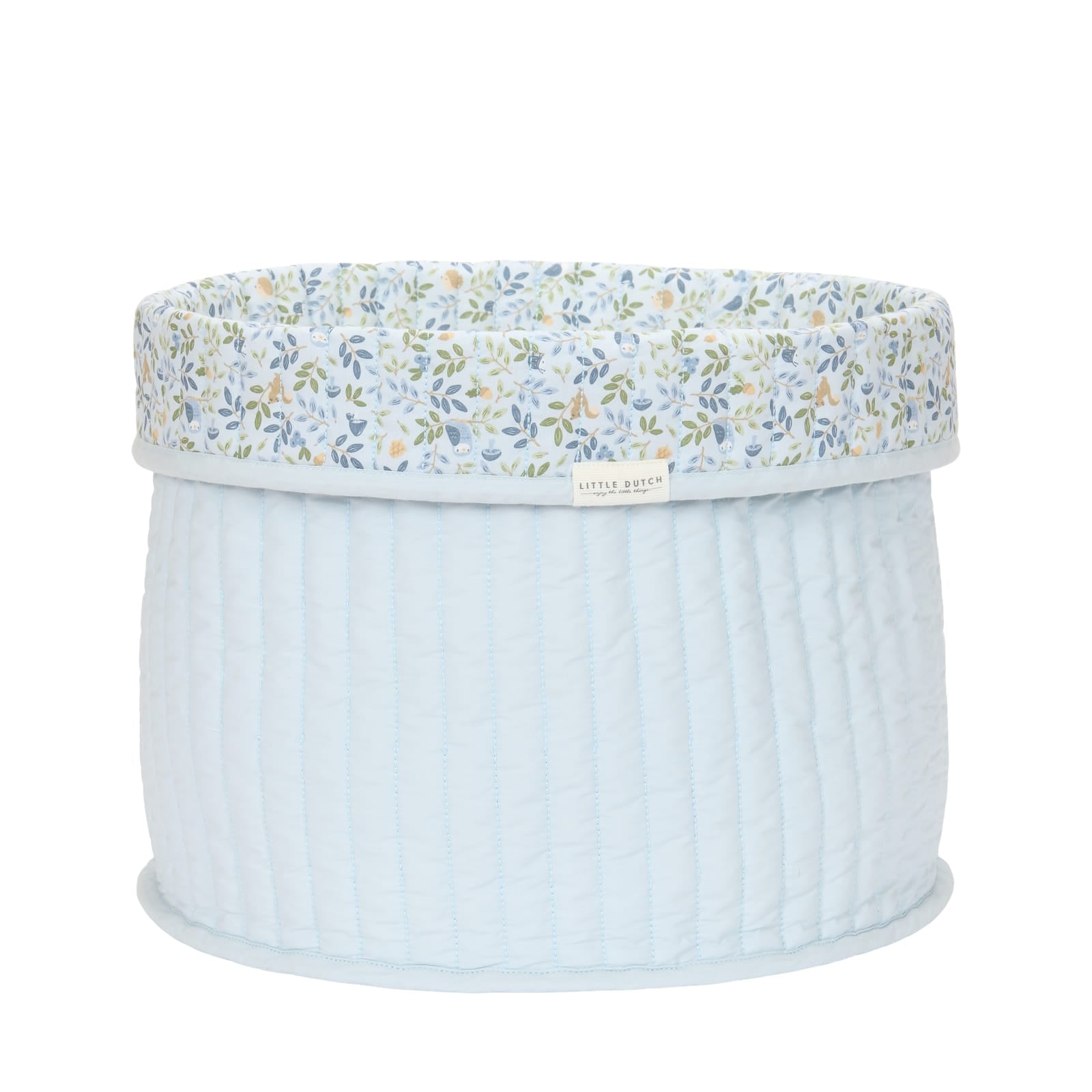 Quilted Storage Basket Large - Forest Adventure