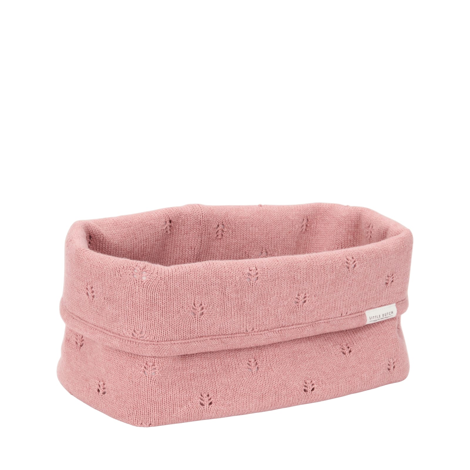 Knitted Storage Basket Large - Pure Pink Blush