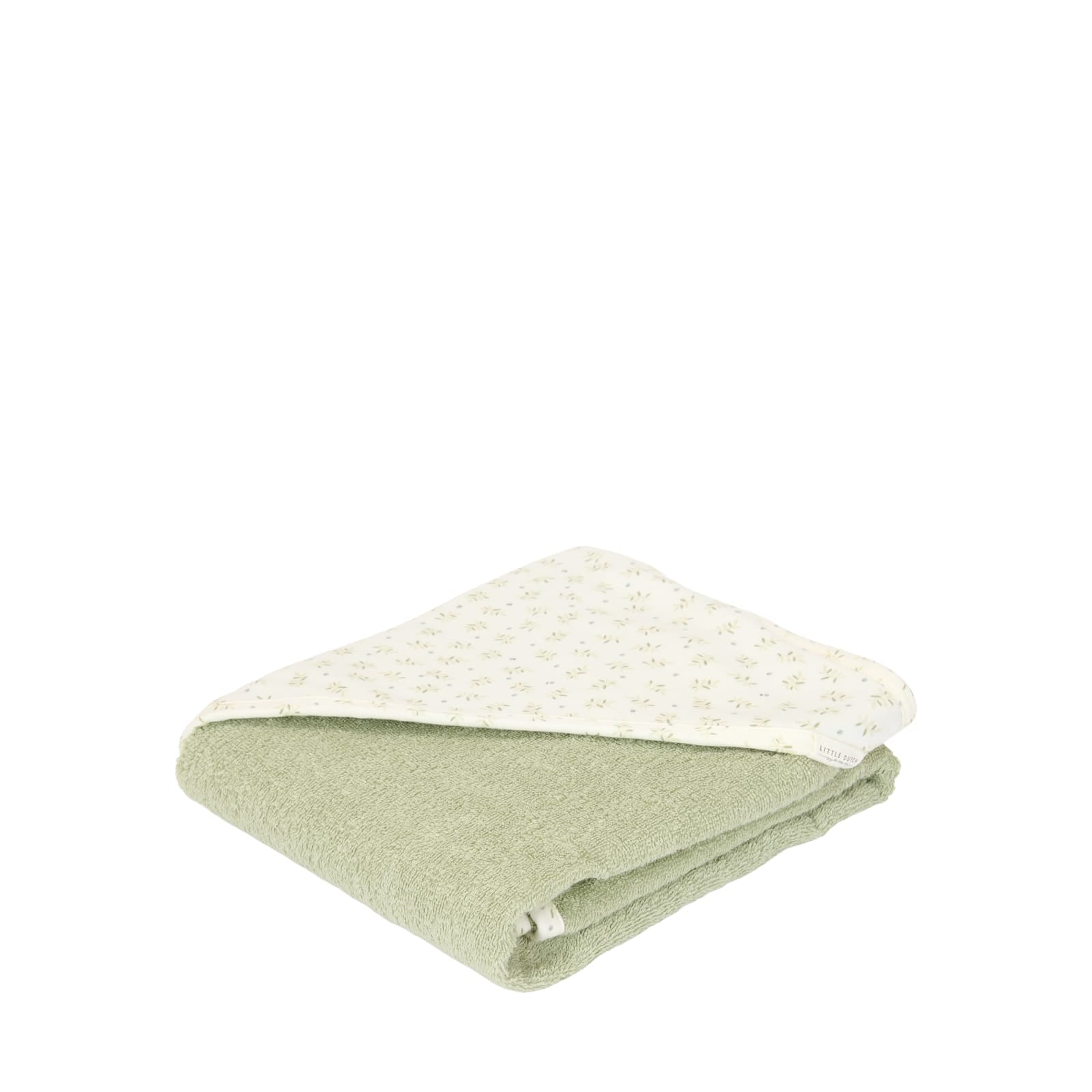Hooded Towel 75cm x 75cm - Muslin Blueberry Leaves