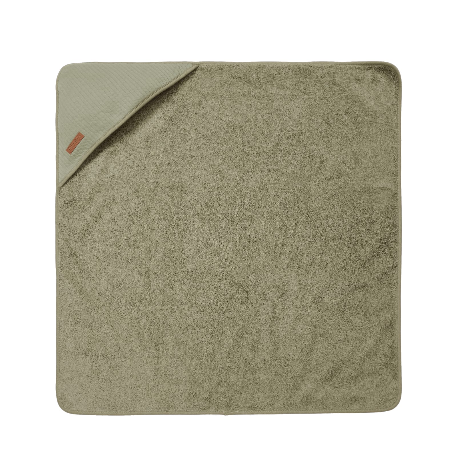 Hooded Towel 75cm x 75cm - Pure Olive