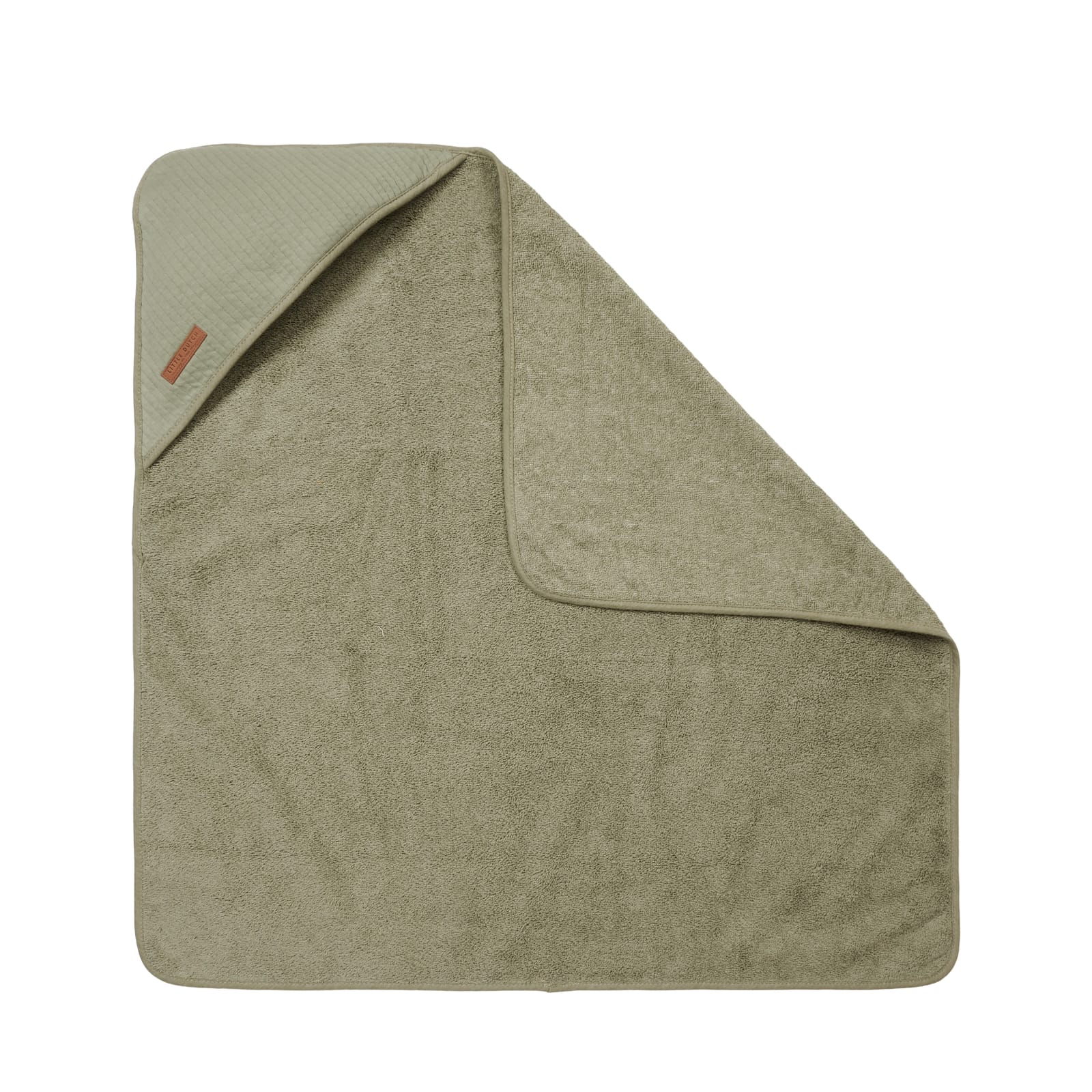 Hooded Towel 75cm x 75cm - Pure Olive