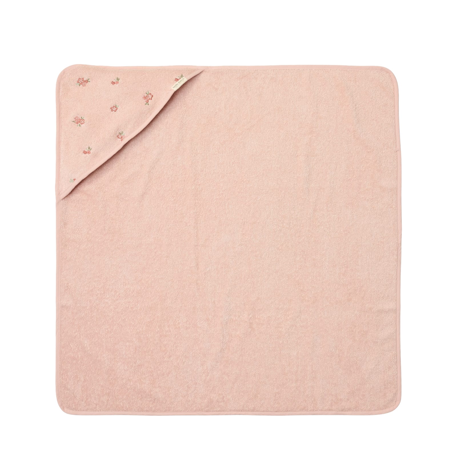Hooded Towel 75cm x 75cm - Embroidered Blossom