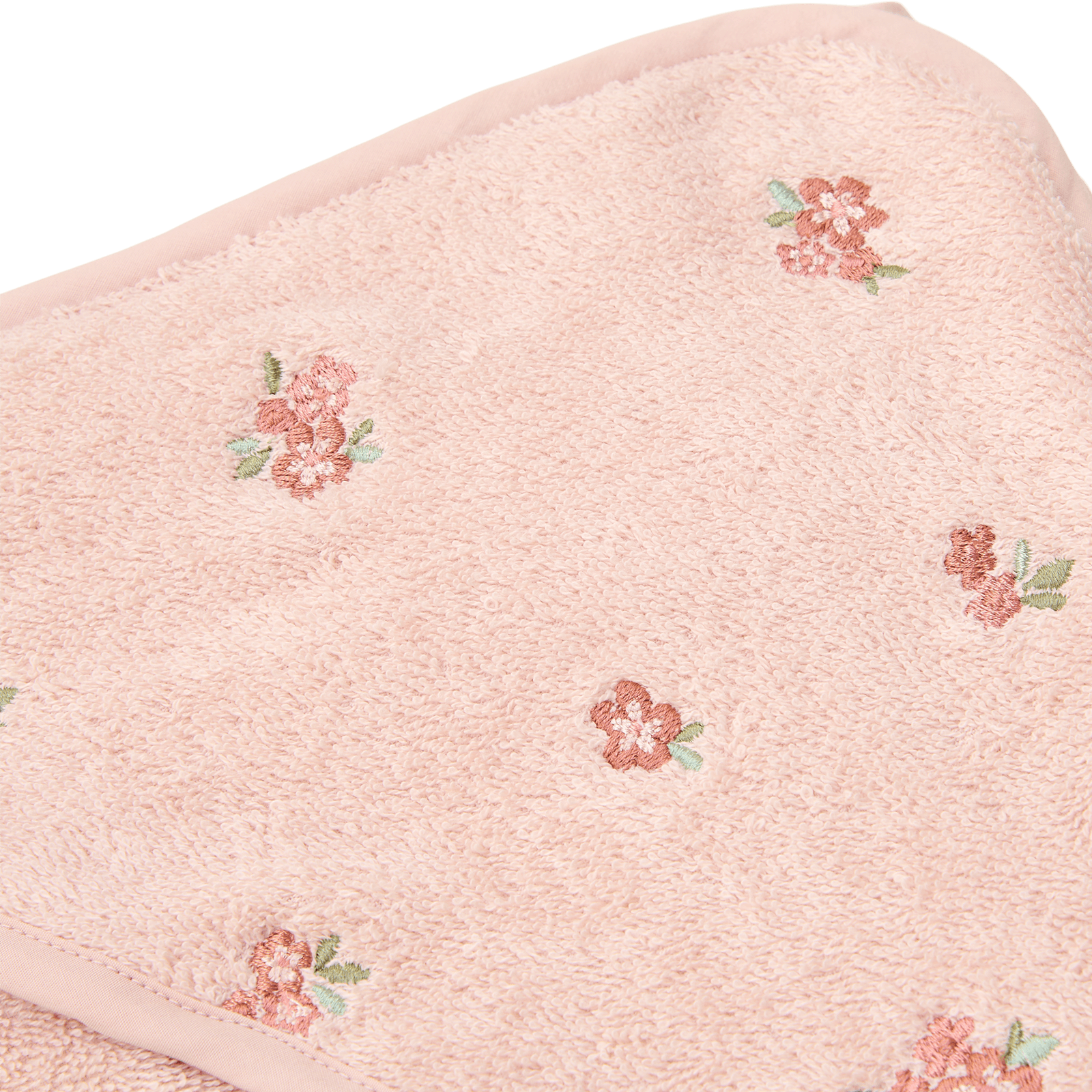 Hooded Towel 100cm x 100cm - Embroidered Blossom