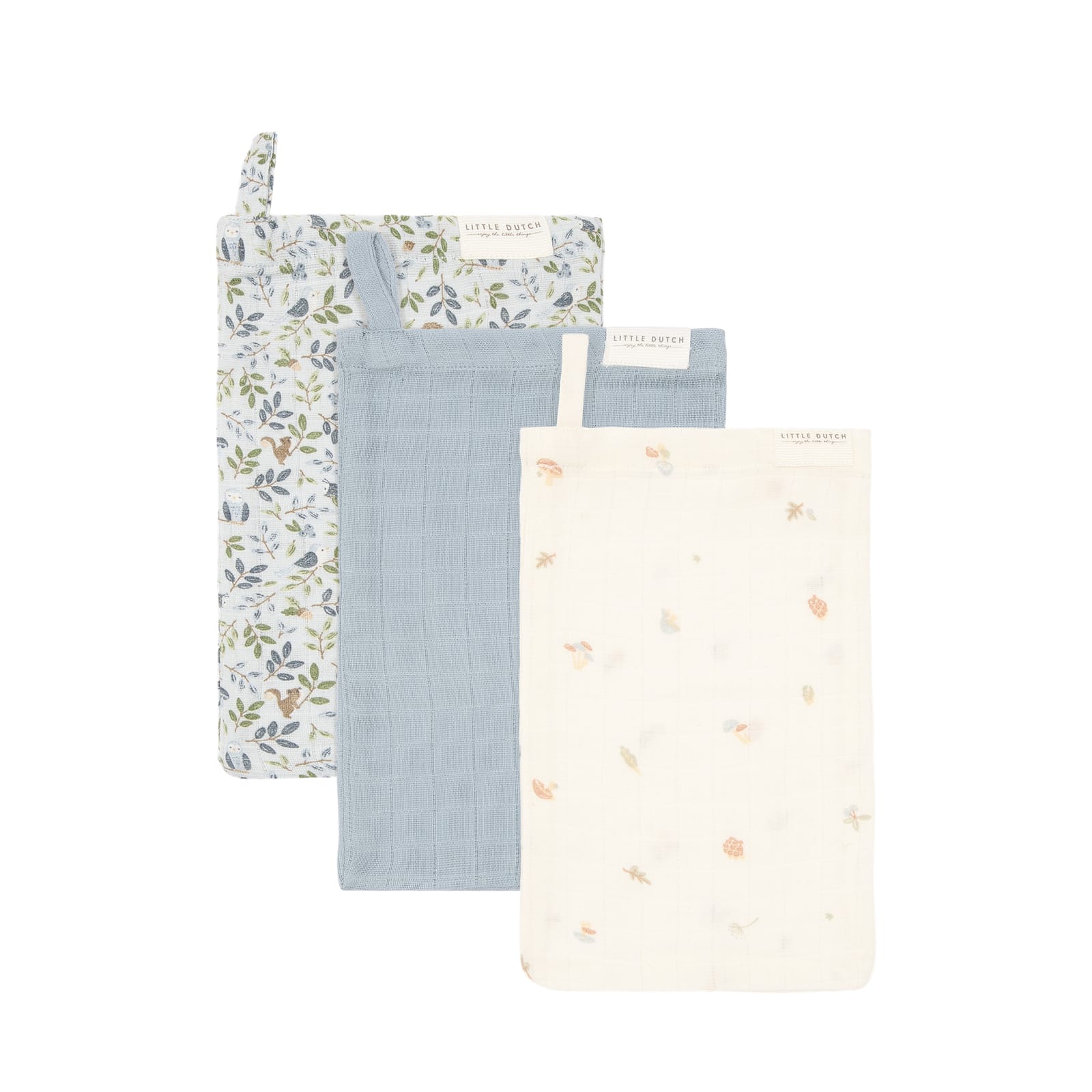 Washcloth 3 Pack - Forest Friends