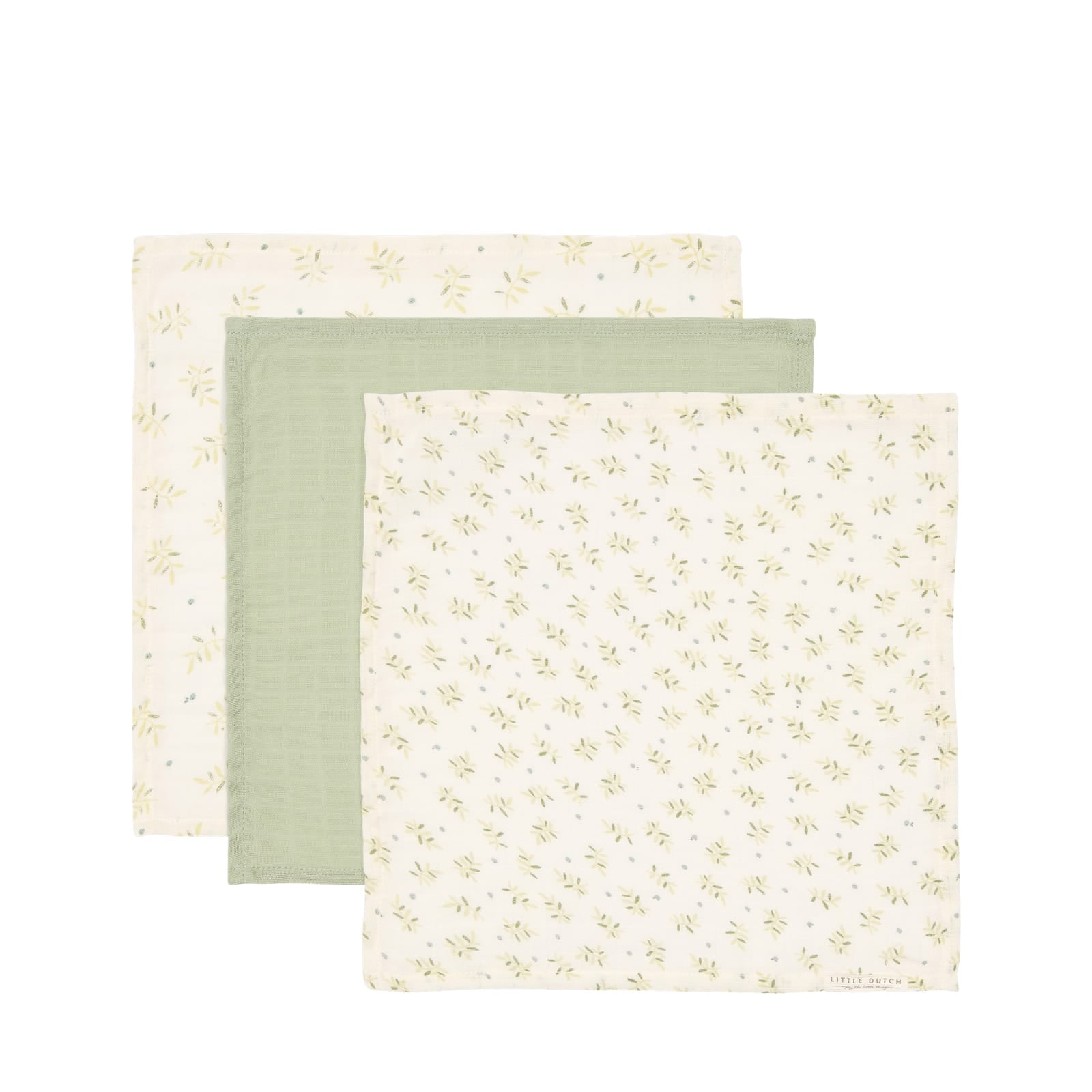 Face Cloths 3 Pack - Blueberry Leaves and Sage