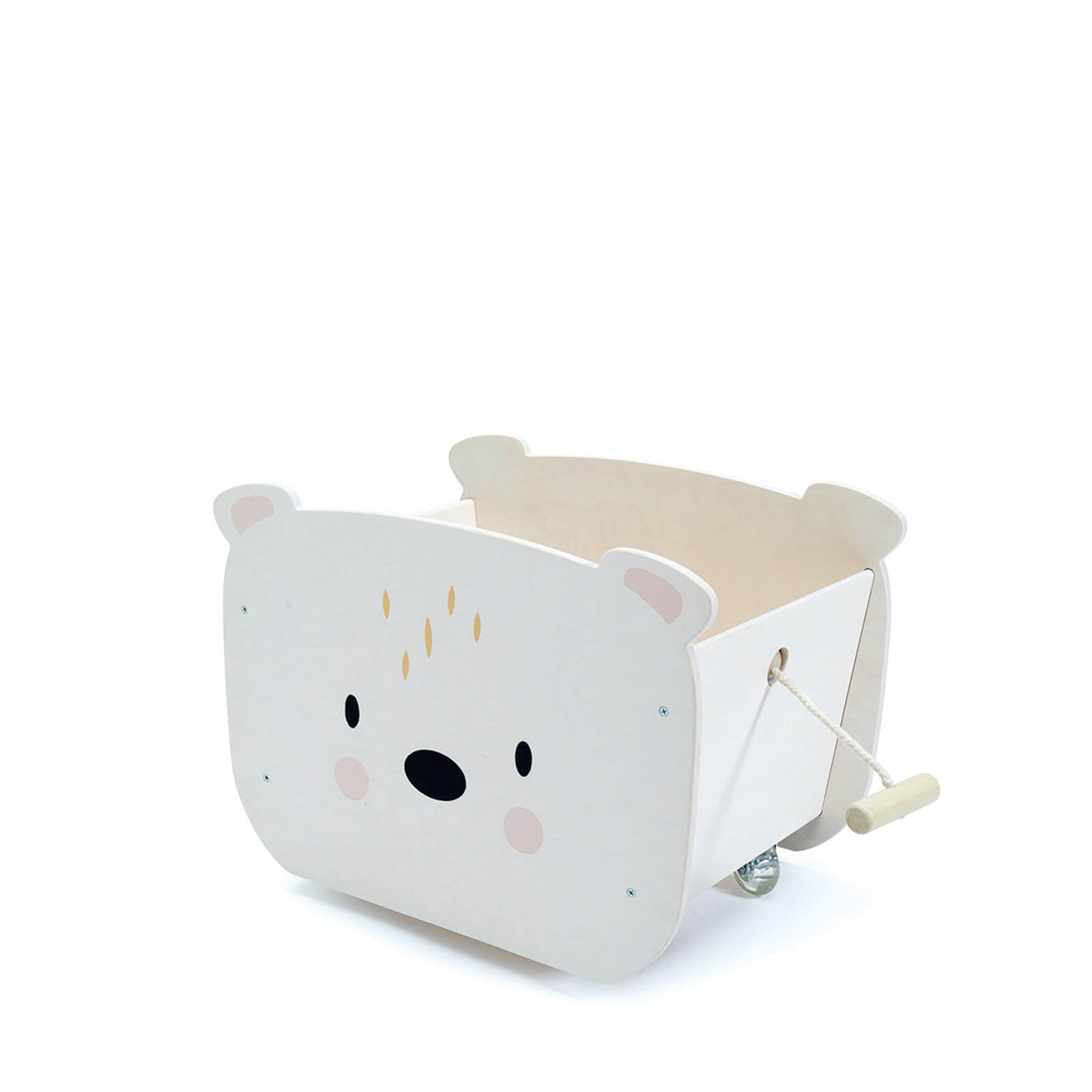 Pull Along Bear Cart