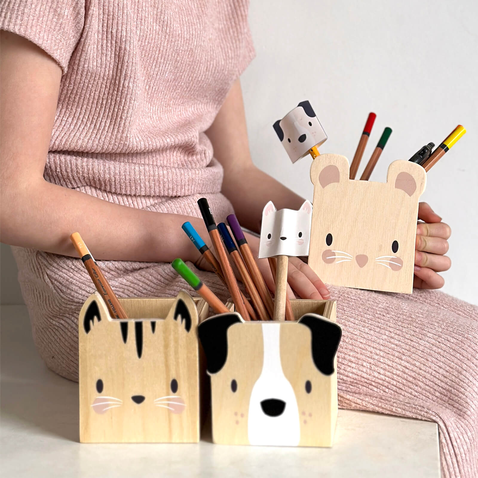 Forest Table Pencil Holders