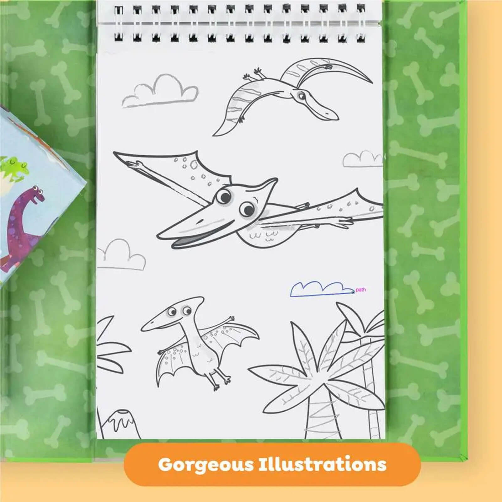 Colouring Set - Dinosaur