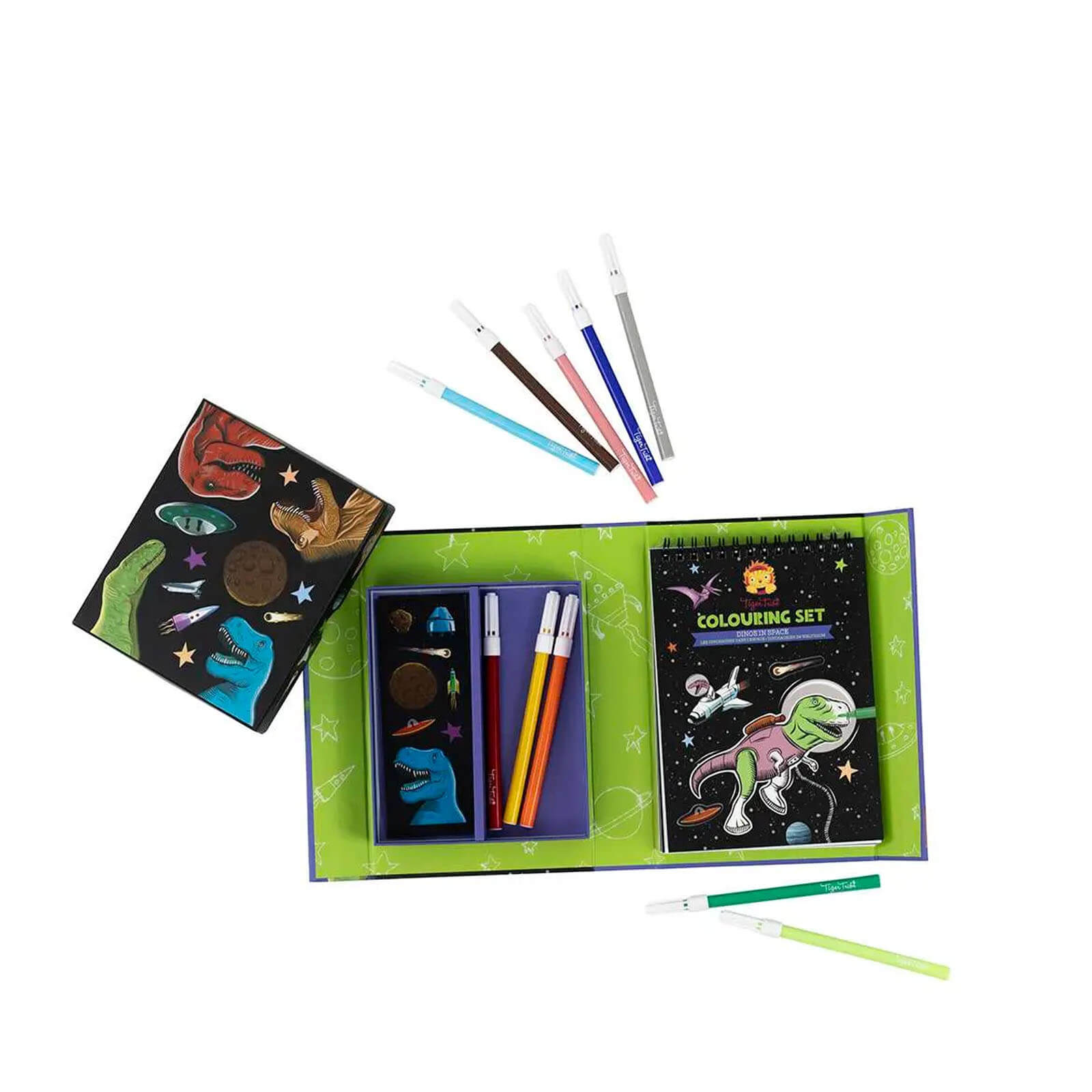 Colouring Set - Dinos In Space