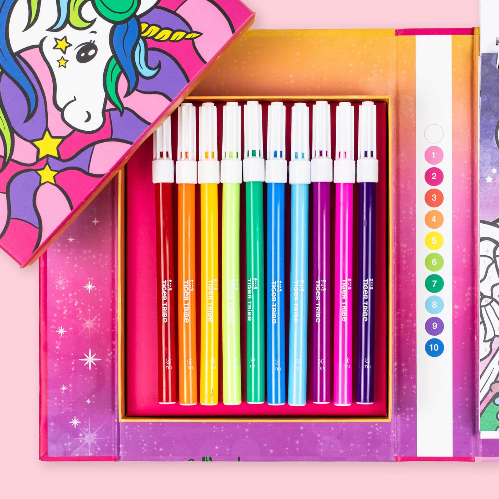 Colour by Numbers - Unicorn Dreaming