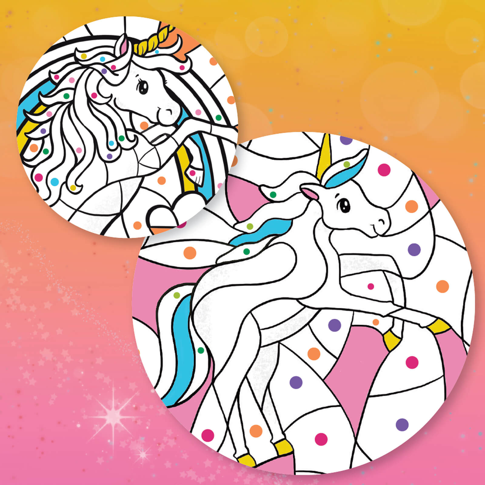 Colour by Numbers - Unicorn Dreaming