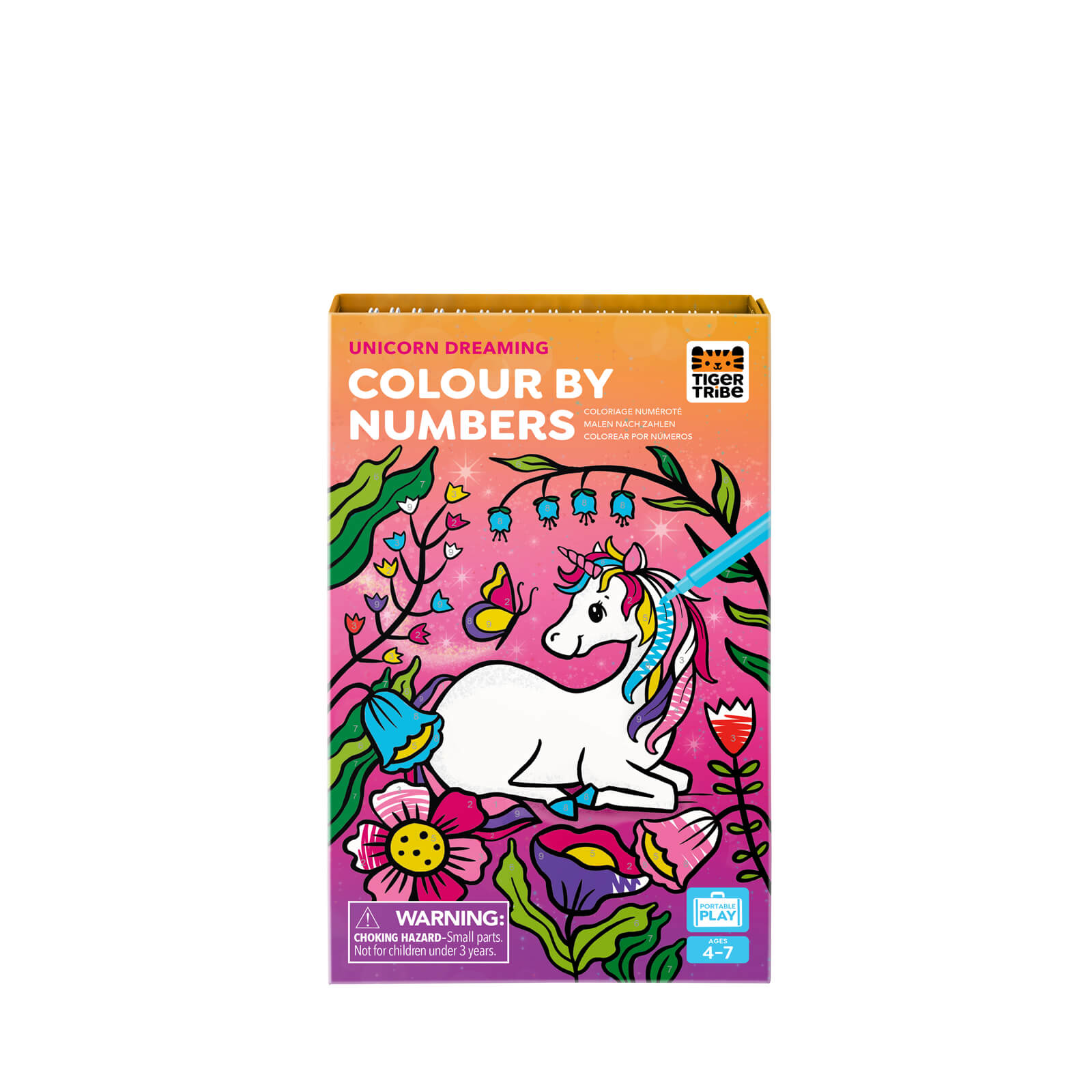 Colour by Numbers - Unicorn Dreaming
