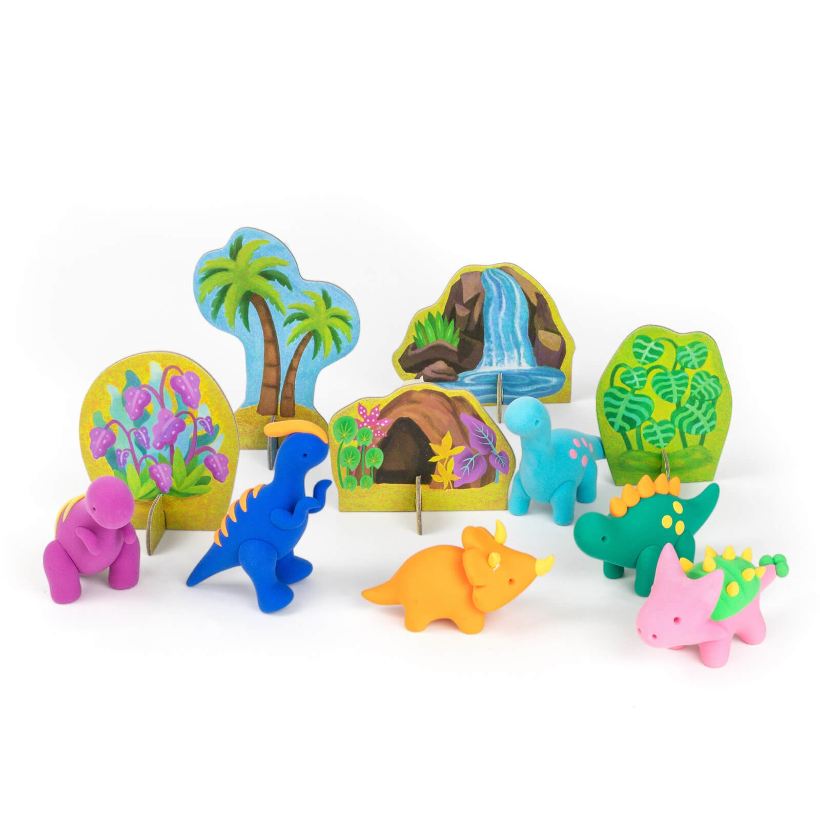 Soft Clay Play Set - Dinosaur World
