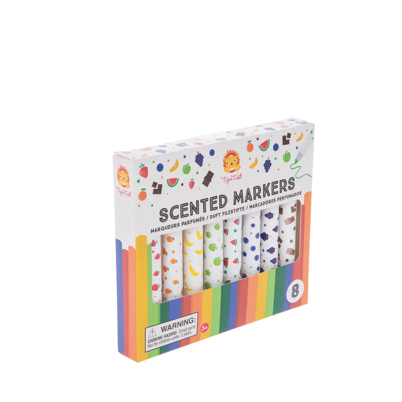 8 Coloured Scented Markers