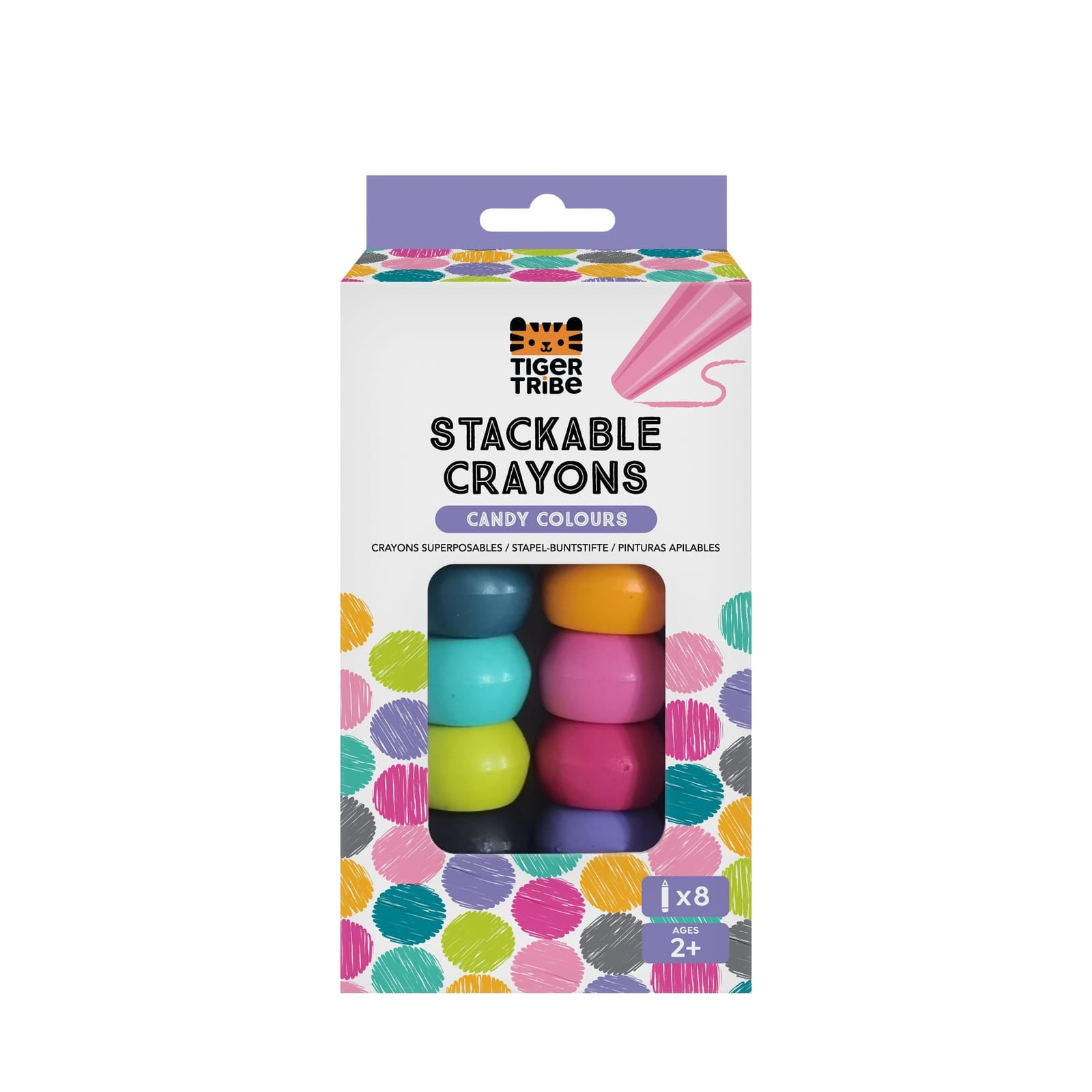 Stackable Crayons - Candy Colours