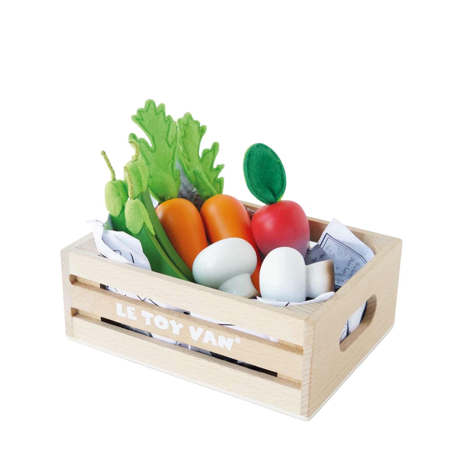 Wooden Crate - Vegetables 5 a Day