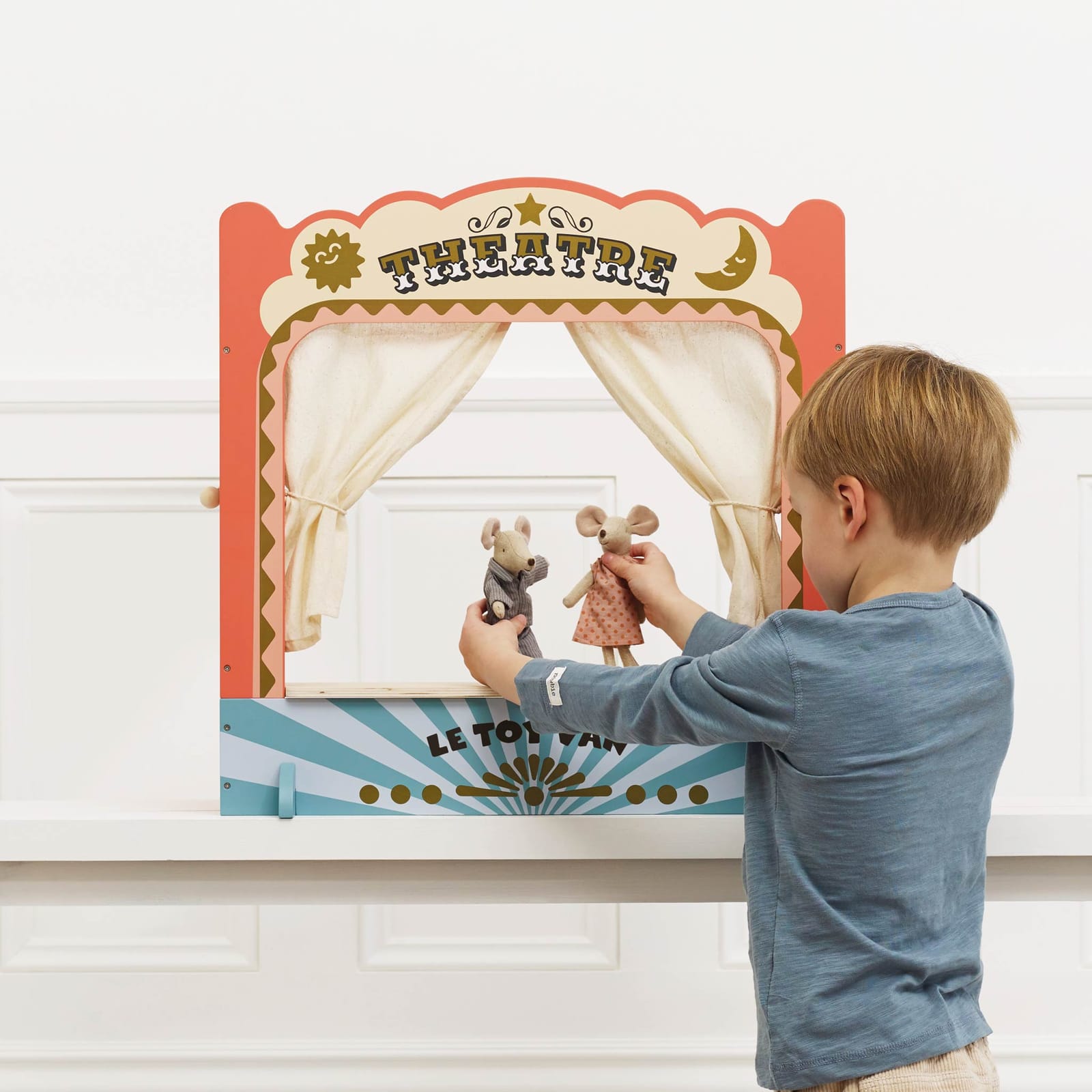 Tabletop Puppet Wooden Theatre
