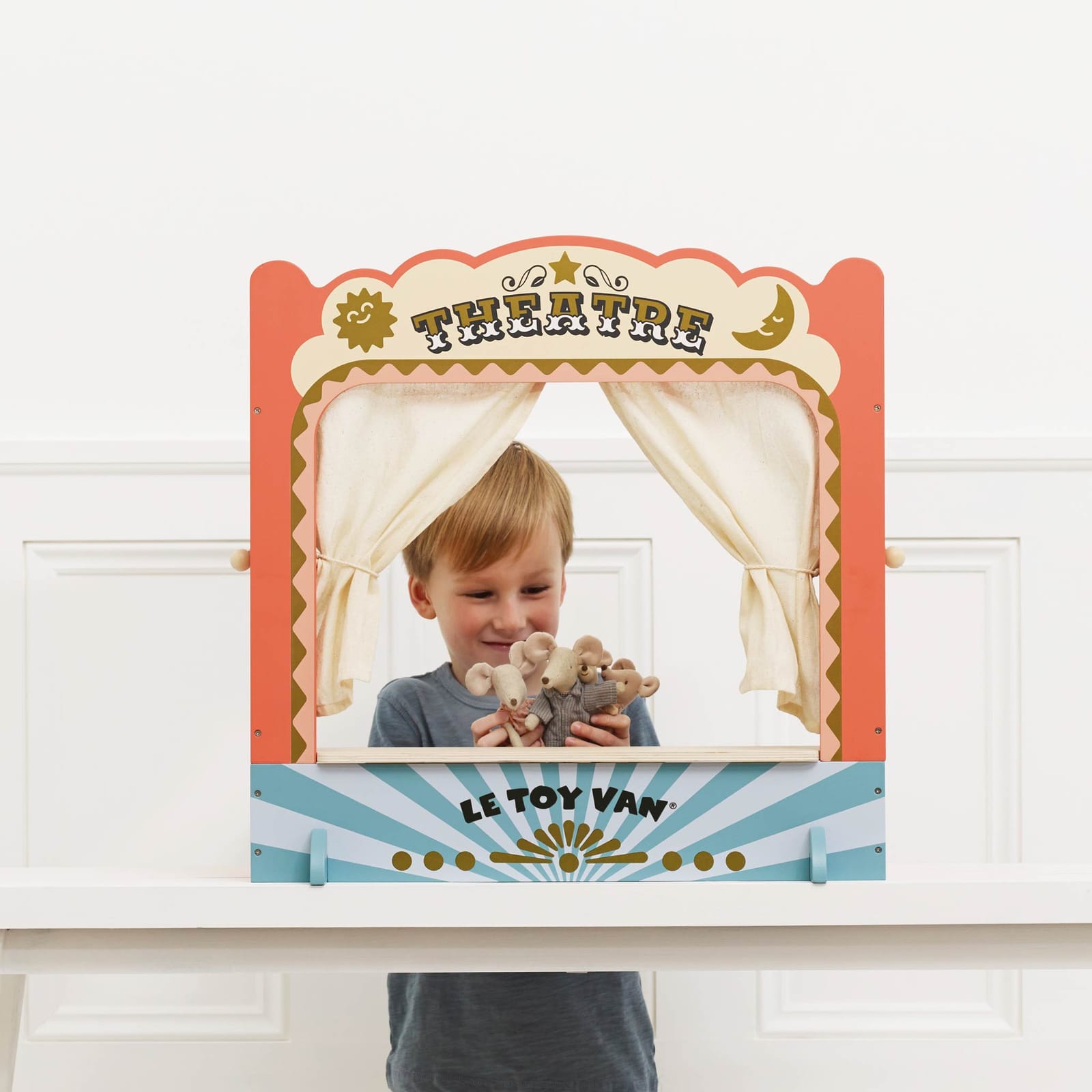 Tabletop Puppet Wooden Theatre