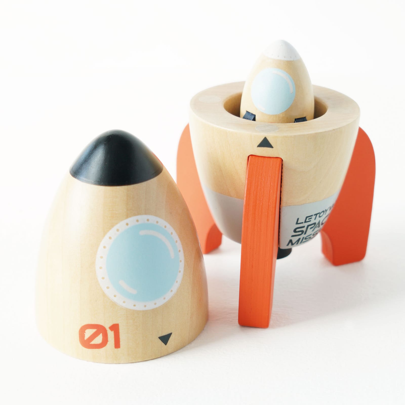 Magnetic Space Rocket Duo