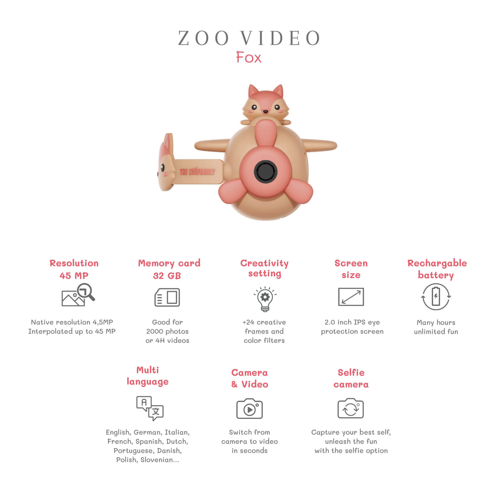 Digital Video Camera - Fox