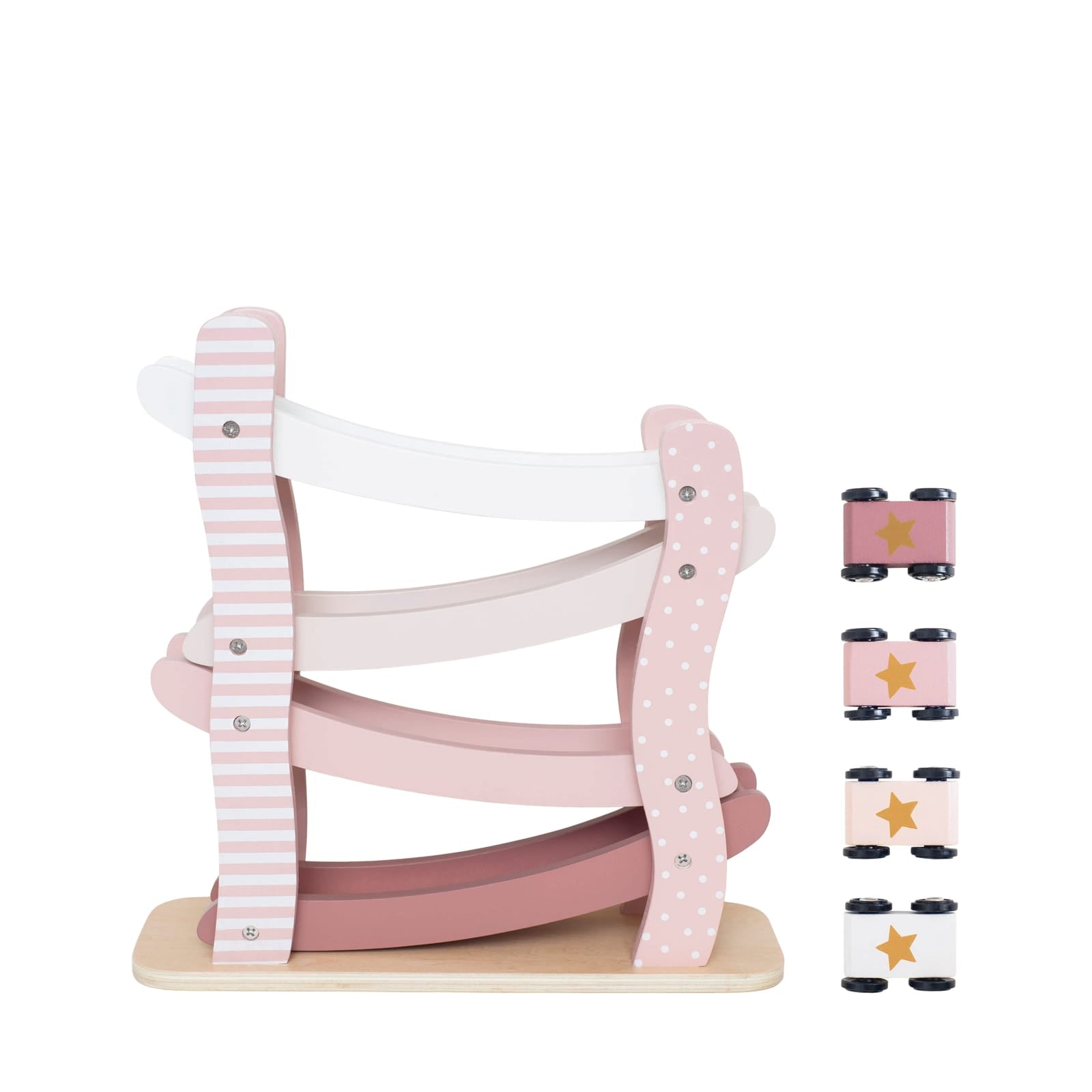 Pink Ramp Racer with 4 Cars