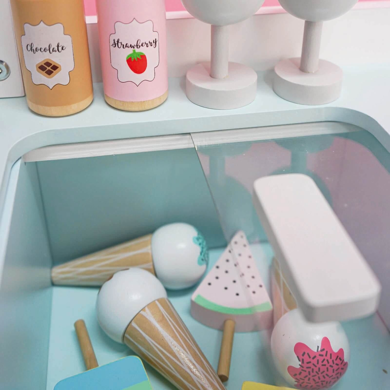 Wooden Ice Cream Shop