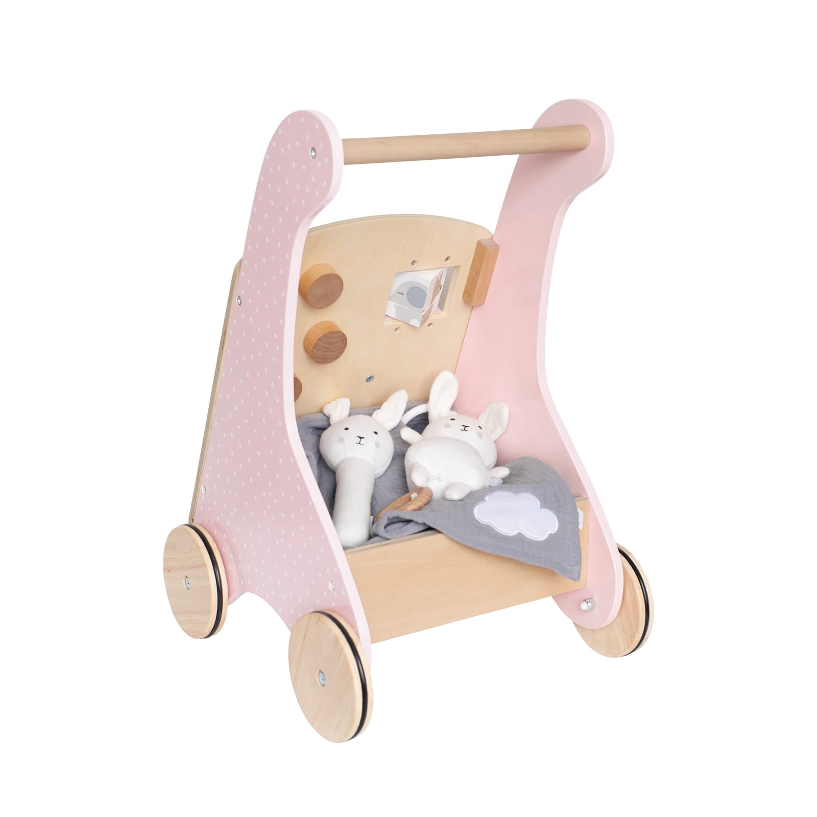 Pink Activity Baby Walker - Bunny