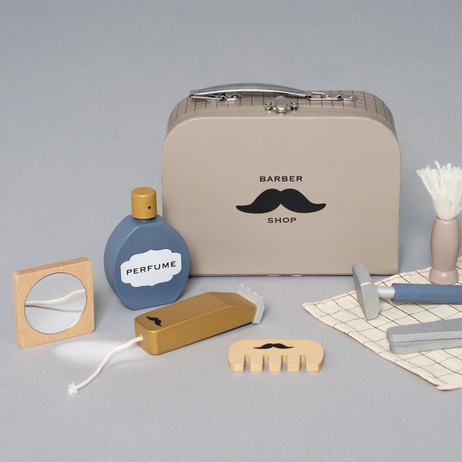 Barber Suitcase and Accessories